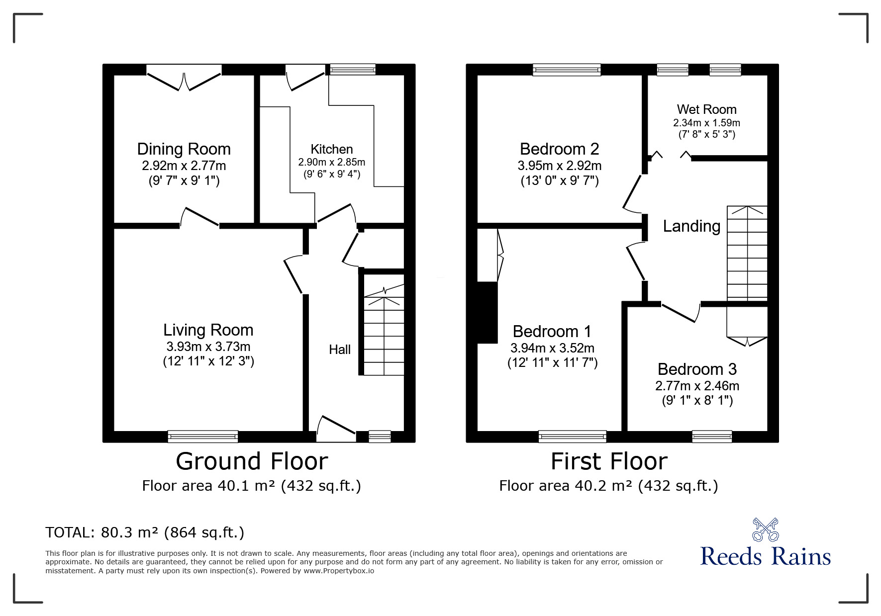 Floorplan of 3 bedroom Mid Terrace House for sale, Ternhall Road, Liverpool, Merseyside, L9
