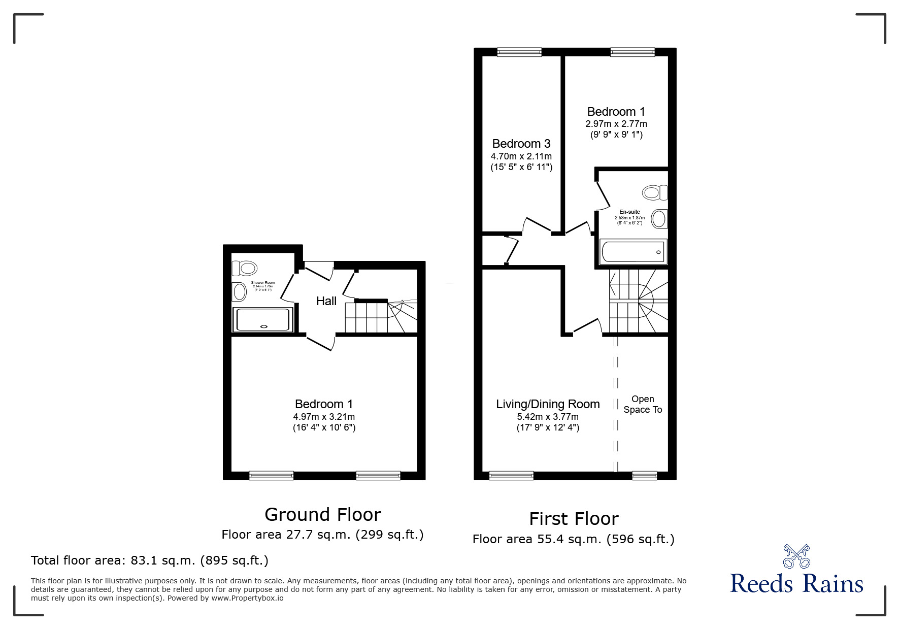 Floorplan of 3 bedroom  Flat for sale, Rumford Place, Liverpool, Merseyside, L3