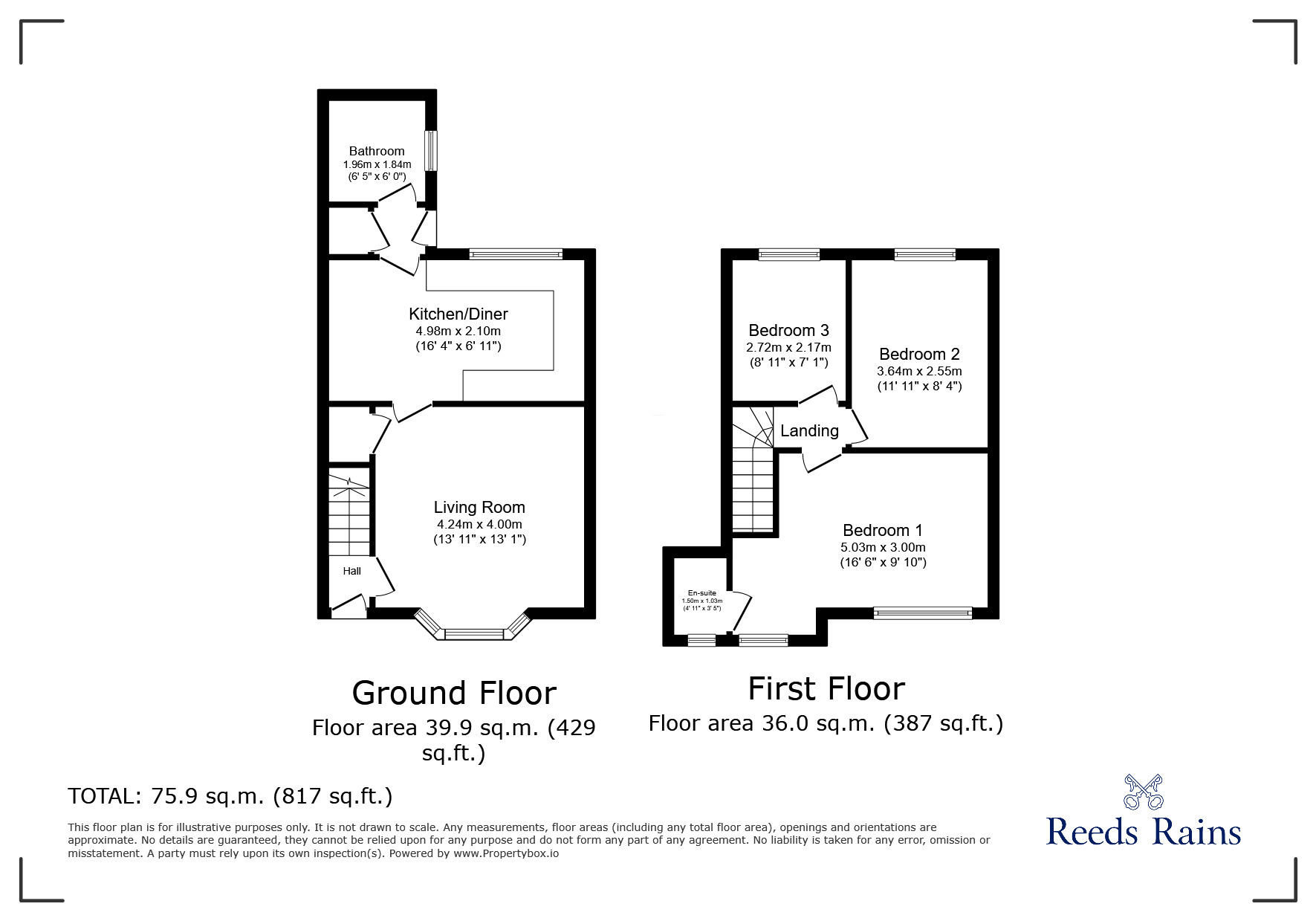 Floorplan of 3 bedroom Semi Detached House for sale, Adcote Road, Liverpool, Merseyside, L14