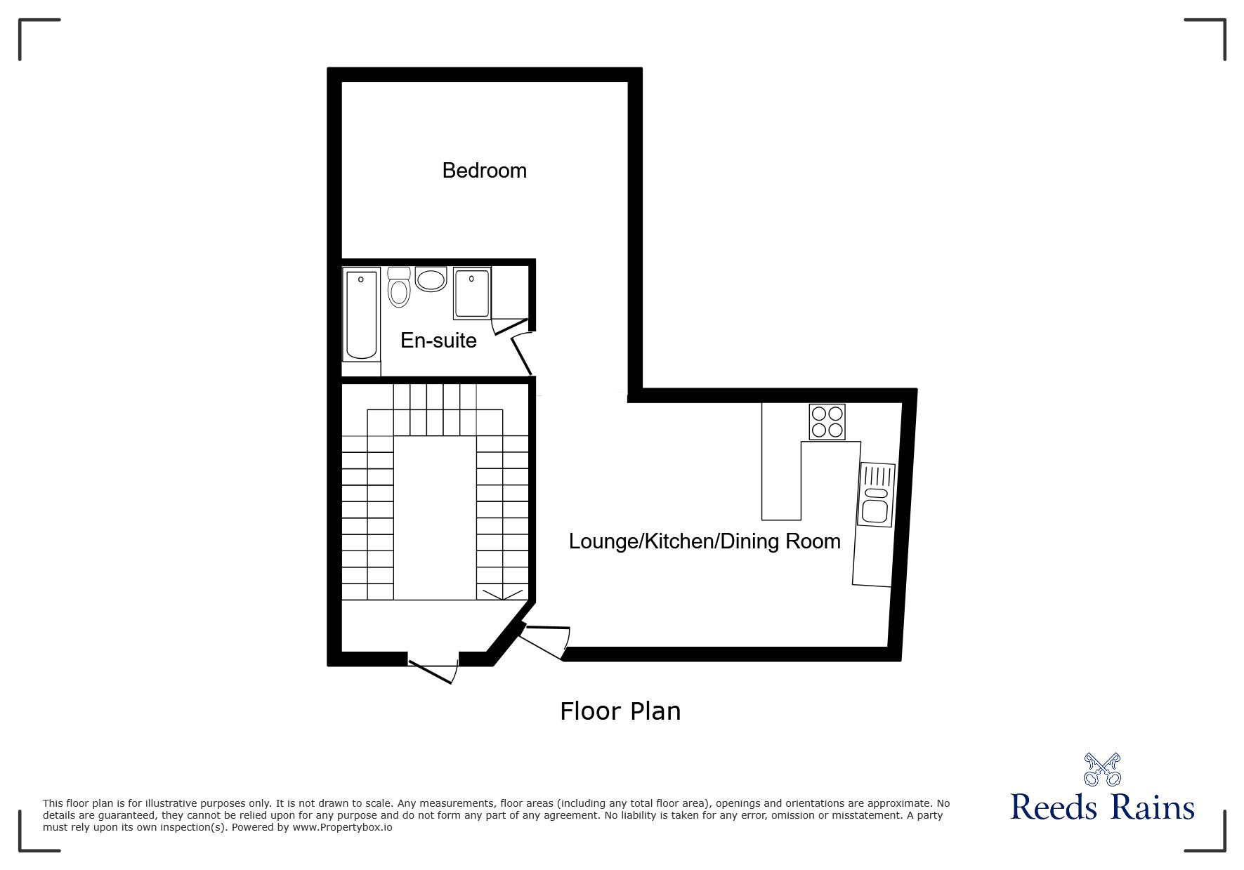 Floorplan of 1 bedroom Flat to rent, Sweeting Street, Liverpool, Merseyside, L2