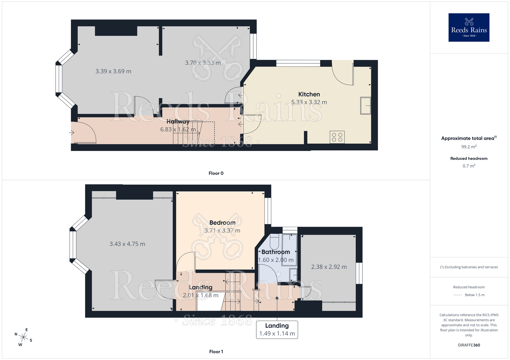 Floorplan of 3 bedroom House to rent, Endborne Road, Liverpool, Merseyside, L9
