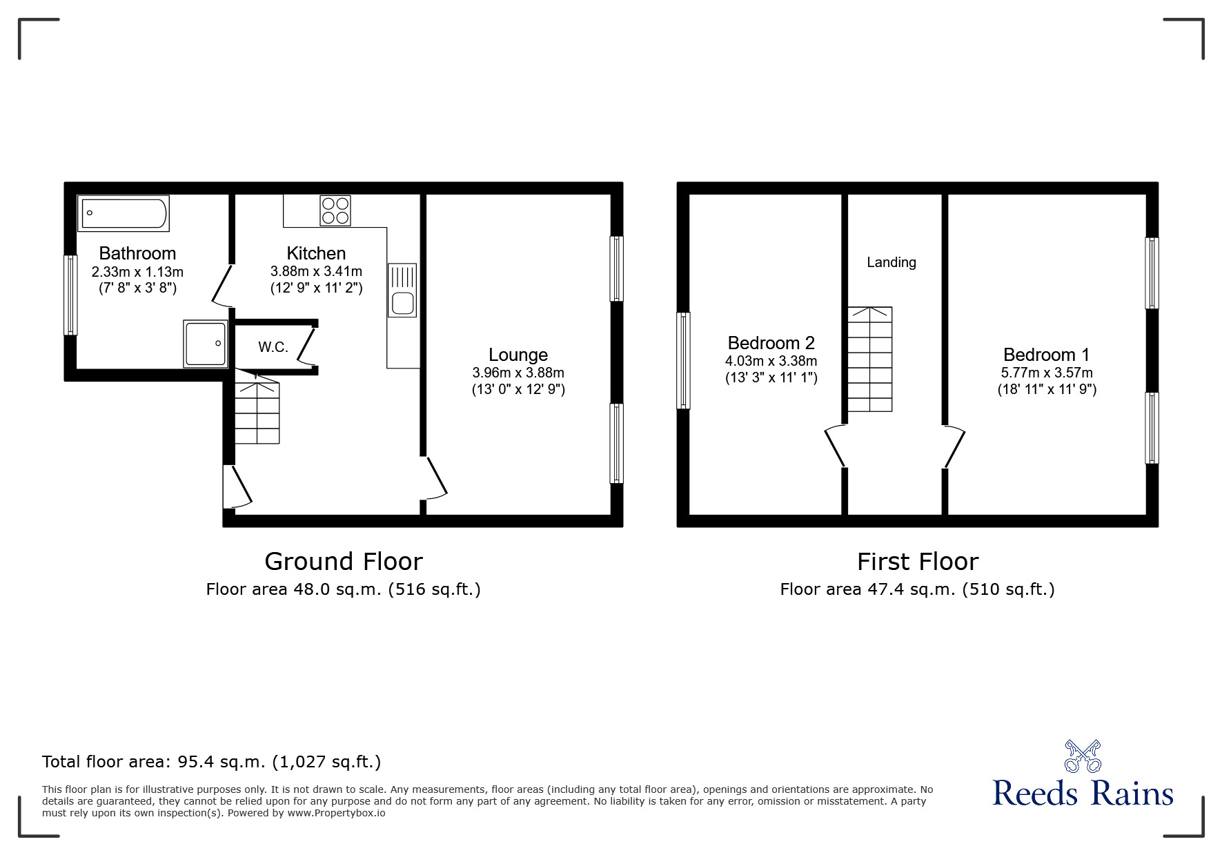 Floorplan of 2 bedroom  Flat to rent, Walton Road, Liverpool, Merseyside, L4