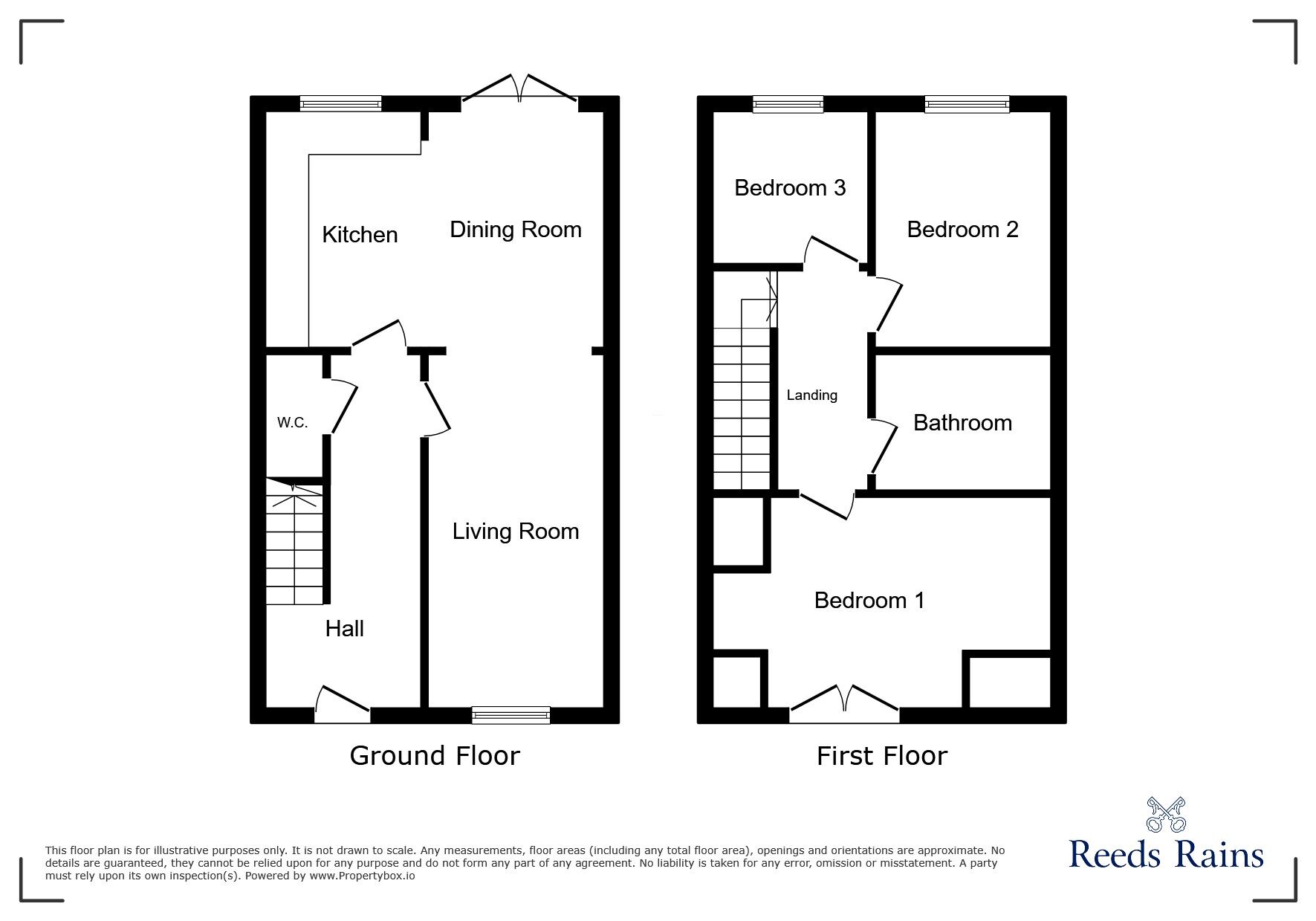 Floorplan of 3 bedroom End Terrace House for sale, Hansby Drive, Speke, Merseyside, L24