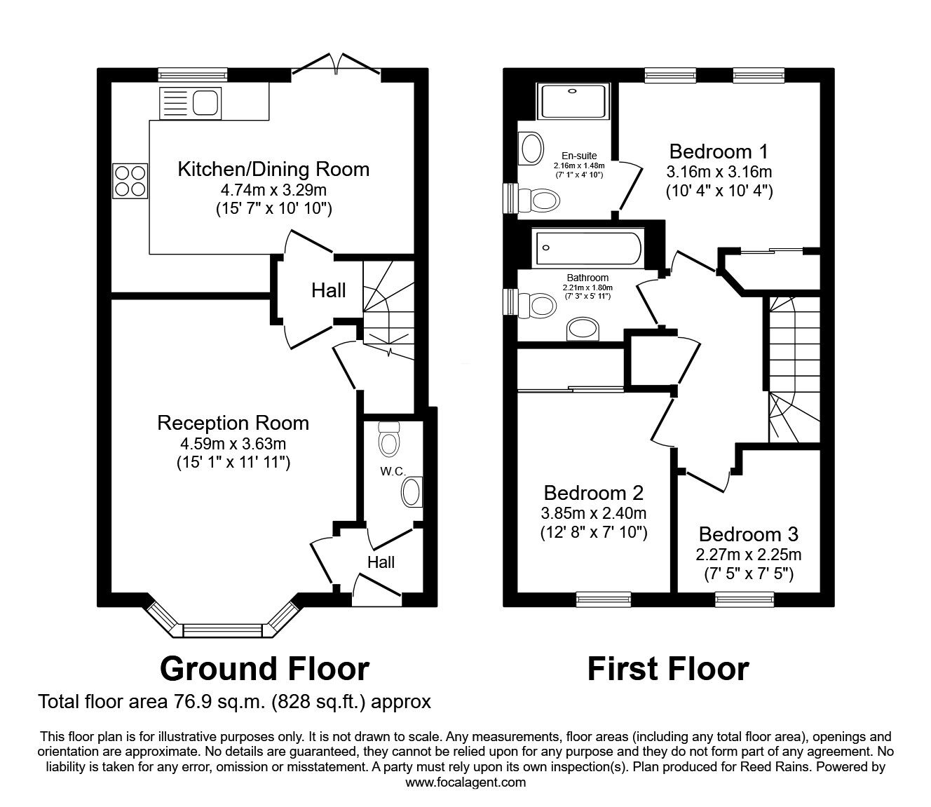 Floorplan of 3 bedroom Semi Detached House for sale, Maregreen Road, Liverpool, Merseyside, L4
