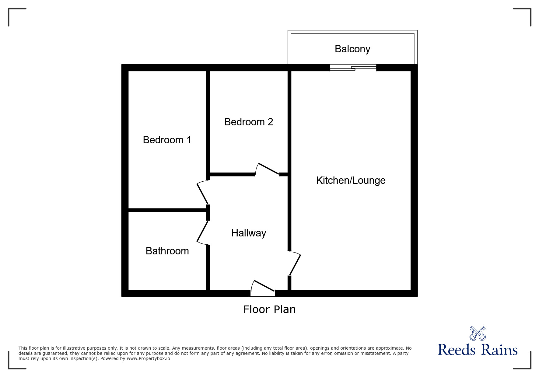 Floorplan of 2 bedroom  Flat to rent, Leeds Street, Liverpool, Merseyside, L3