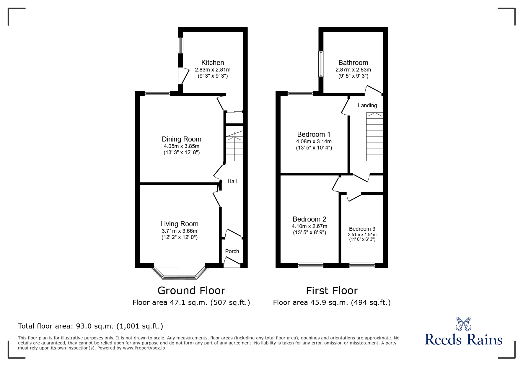 Floorplan of 3 bedroom Mid Terrace House for sale, Hartington Terrace, Liverpool, Merseyside, L19