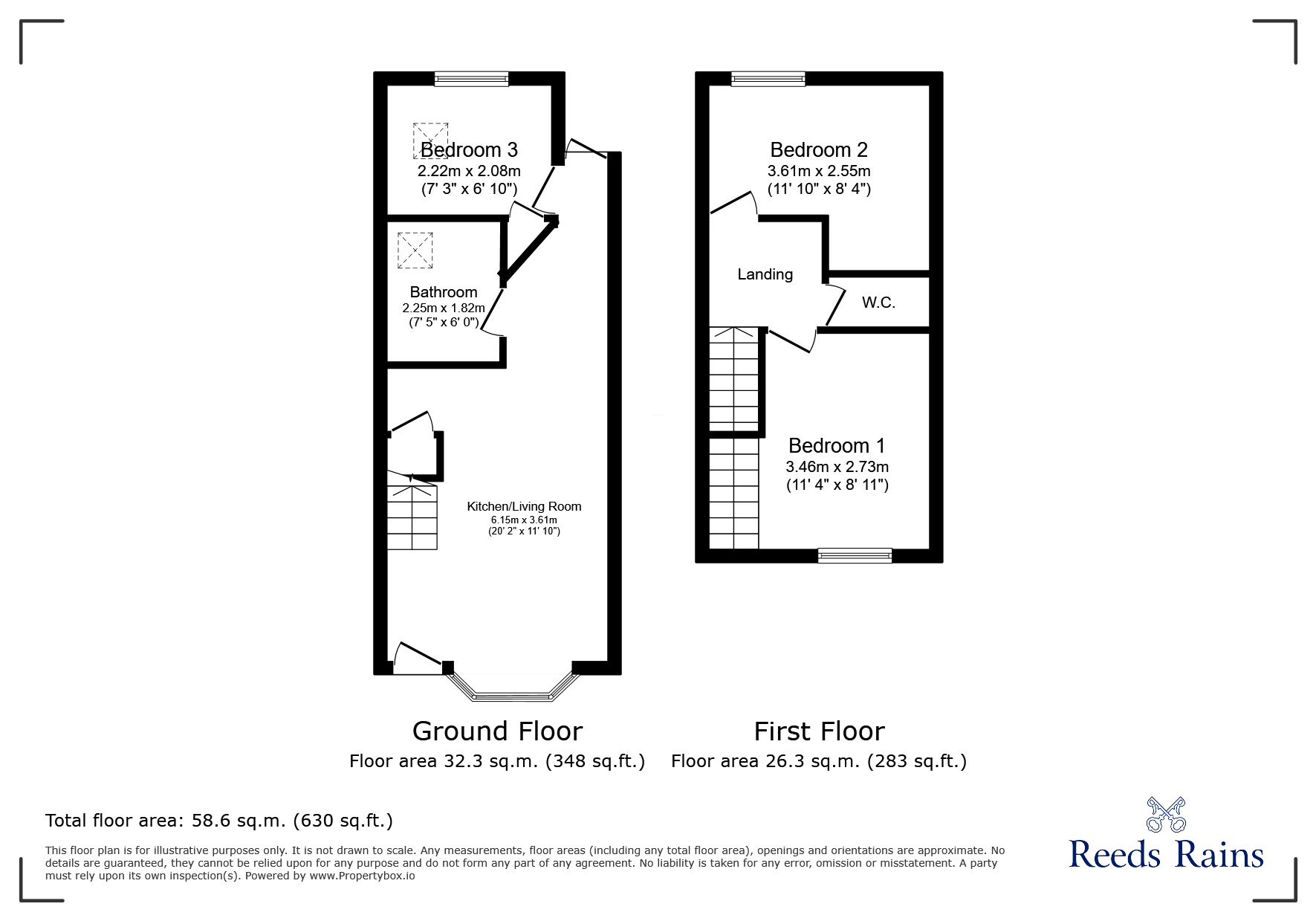 Floorplan of 3 bedroom Mid Terrace House for sale, Morden Street, Liverpool, Merseyside, L6