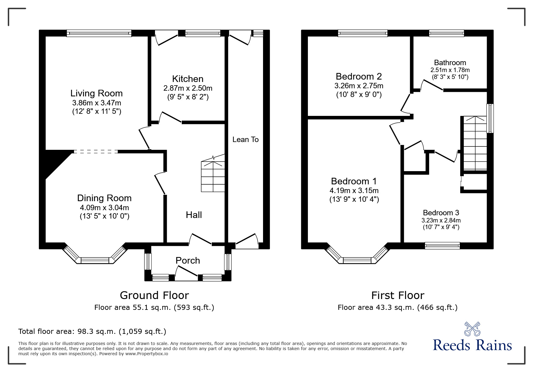 Floorplan of 3 bedroom End Terrace House for sale, Queens Drive, Walton, Merseyside, L4