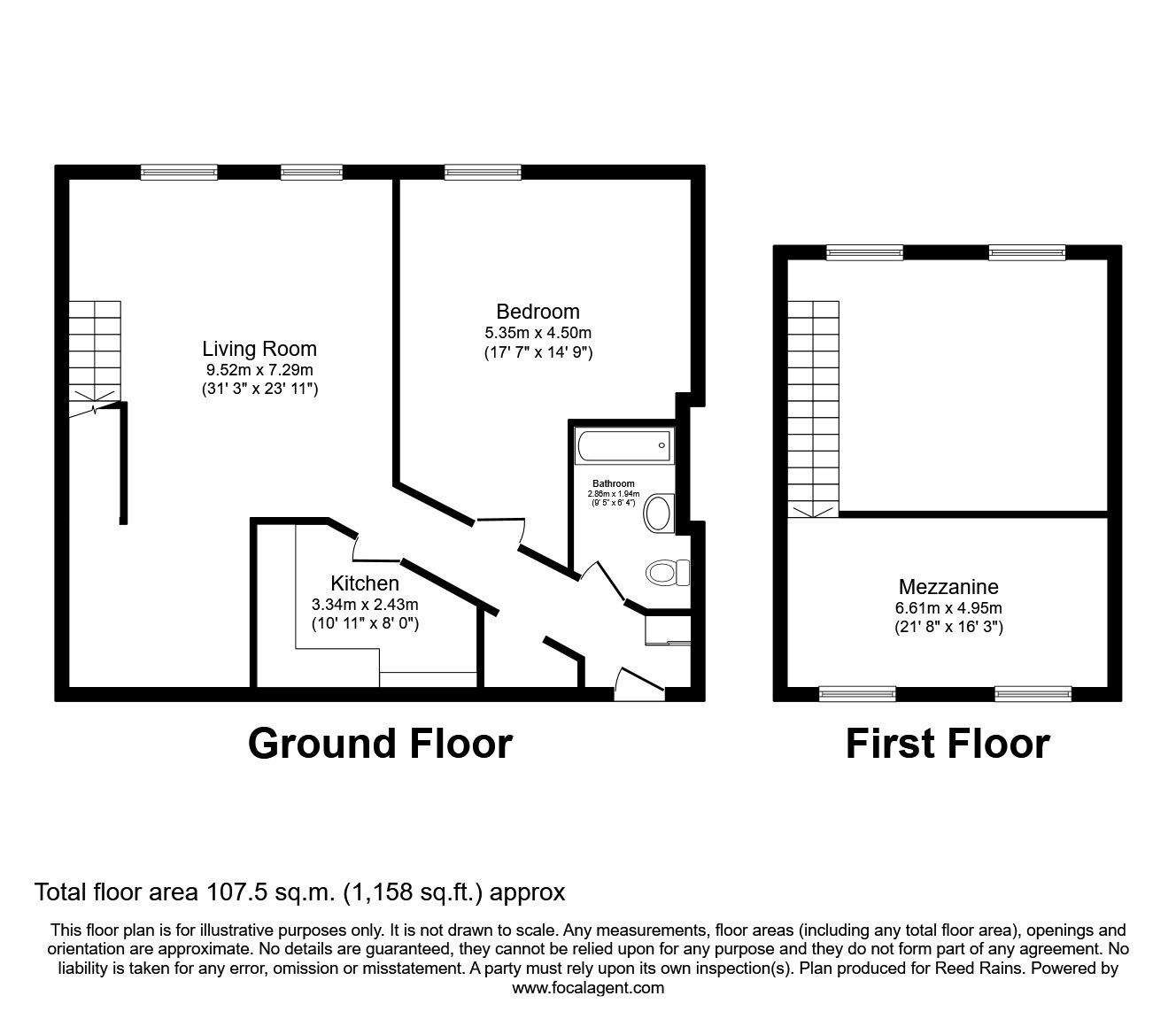 Floorplan of 1 bedroom  Flat for sale, Victoria Street, Liverpool, Merseyside, L2