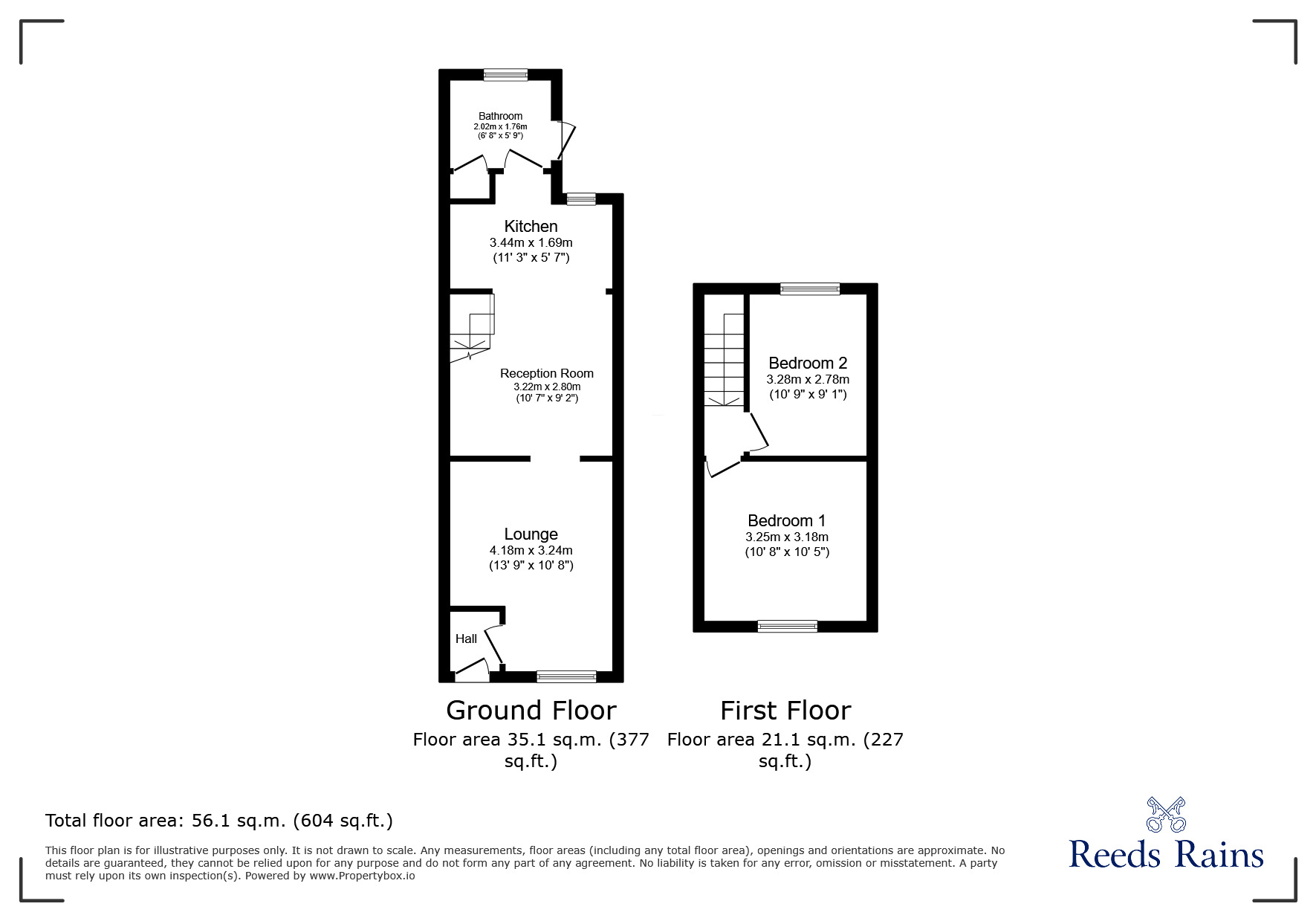 Floorplan of 2 bedroom Mid Terrace House to rent, Corsewall Street, Liverpool, Merseyside, L7