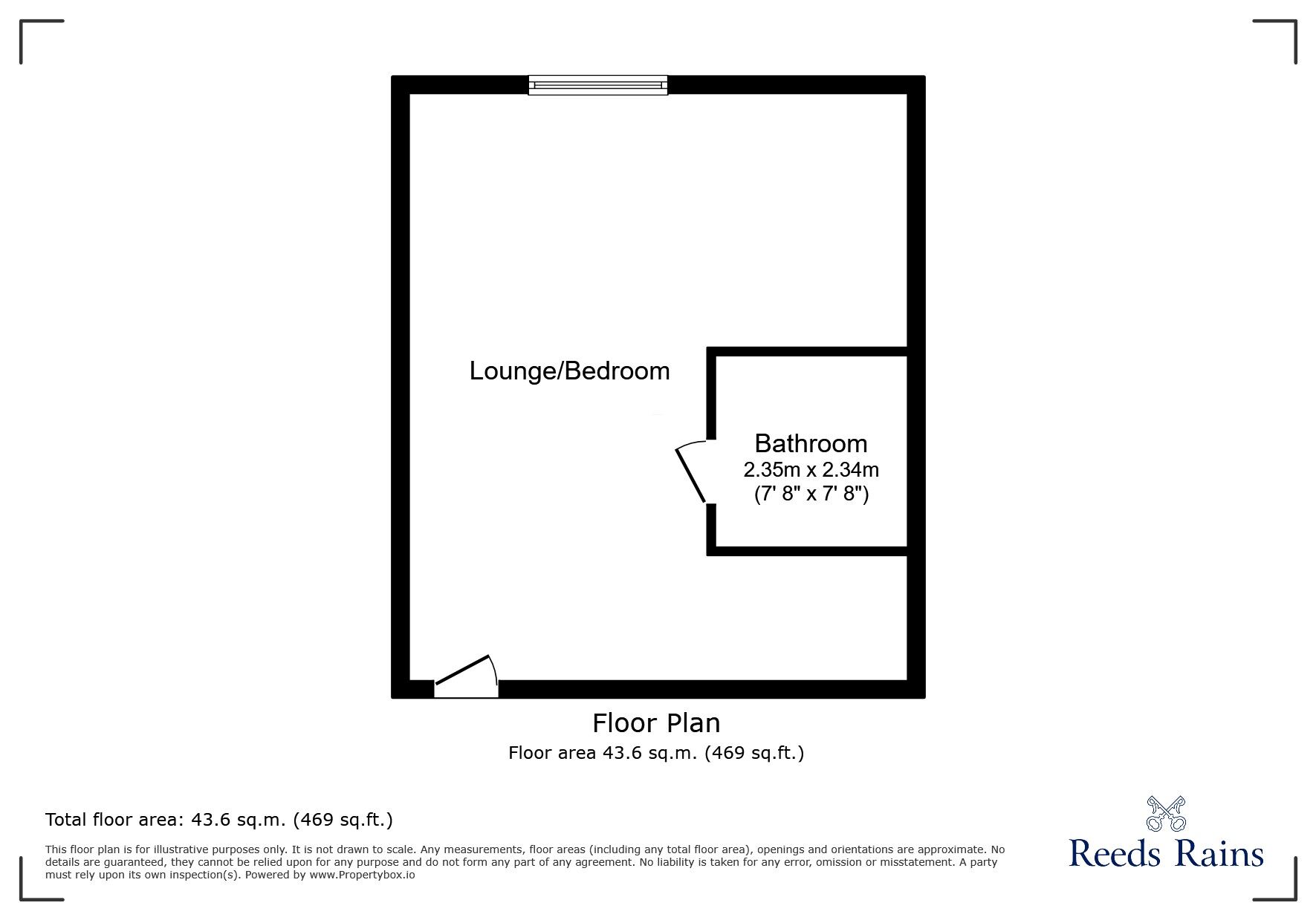 Floorplan of  Flat to rent, Leigh Street, Liverpool, Merseyside, L1