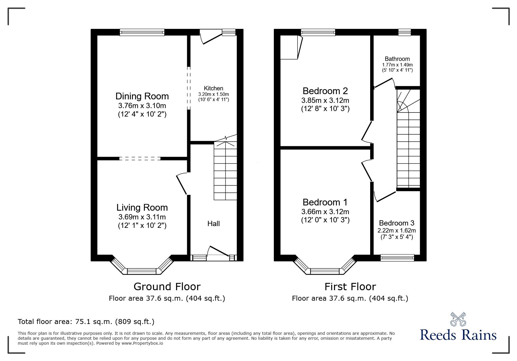 Floorplan of 3 bedroom Mid Terrace House for sale, Ince Avenue, Anfield, Merseyside, L4