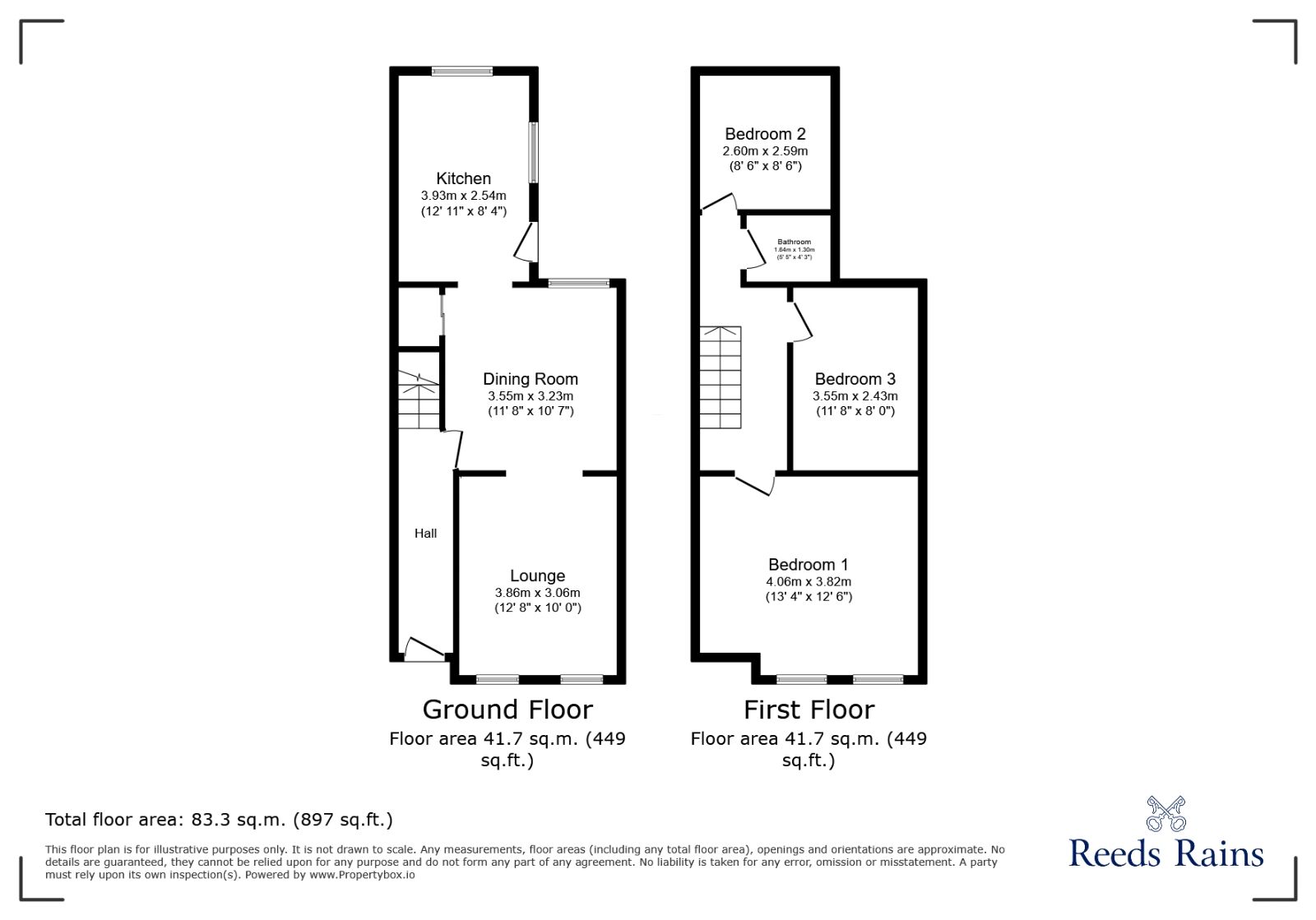 Floorplan of 3 bedroom Mid Terrace House for sale, Bibbys Lane, Bootle, Merseyside, L20