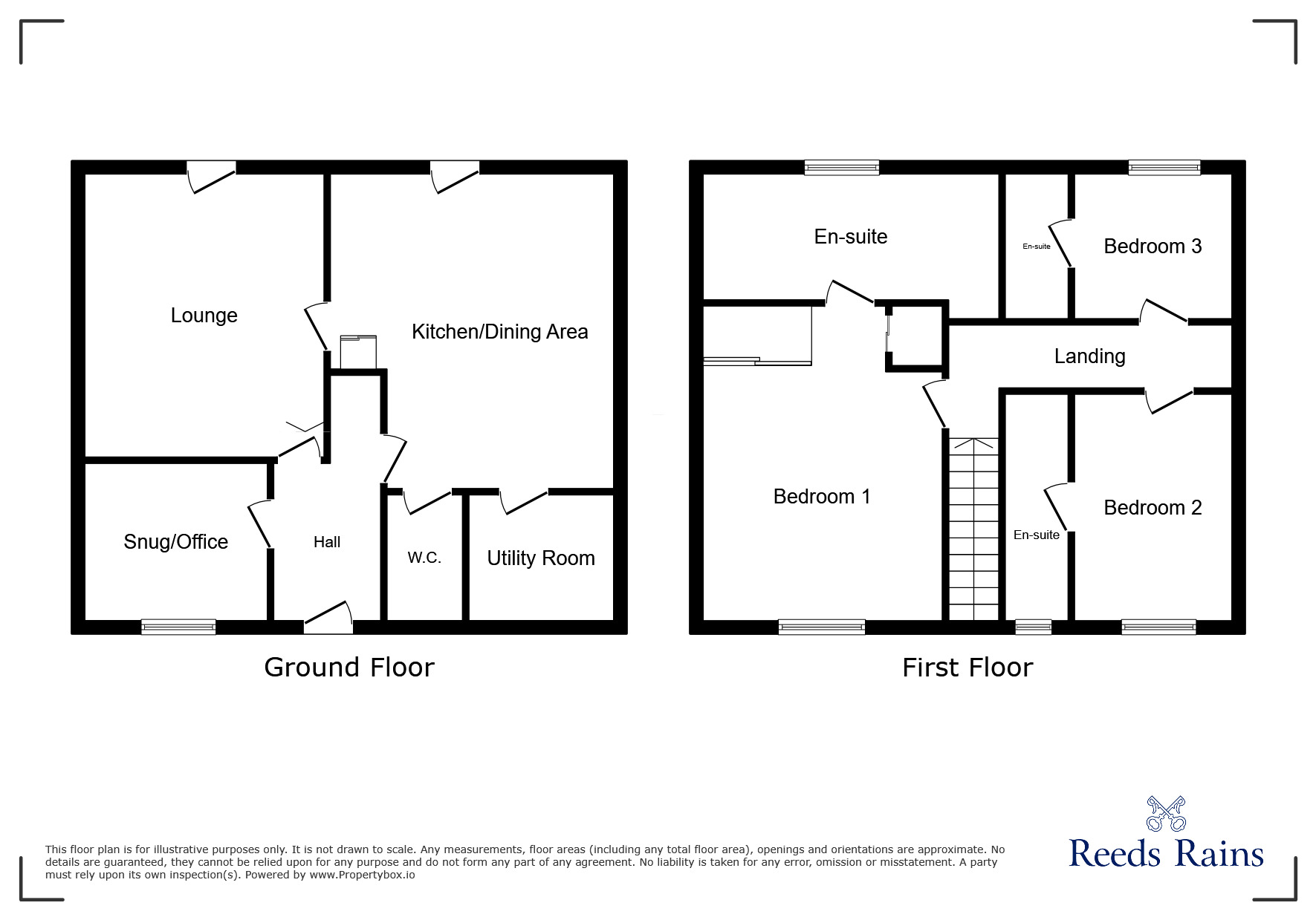 Floorplan of 3 bedroom Detached House to rent, Papal Cross Close, Woolton, Merseyside, L25