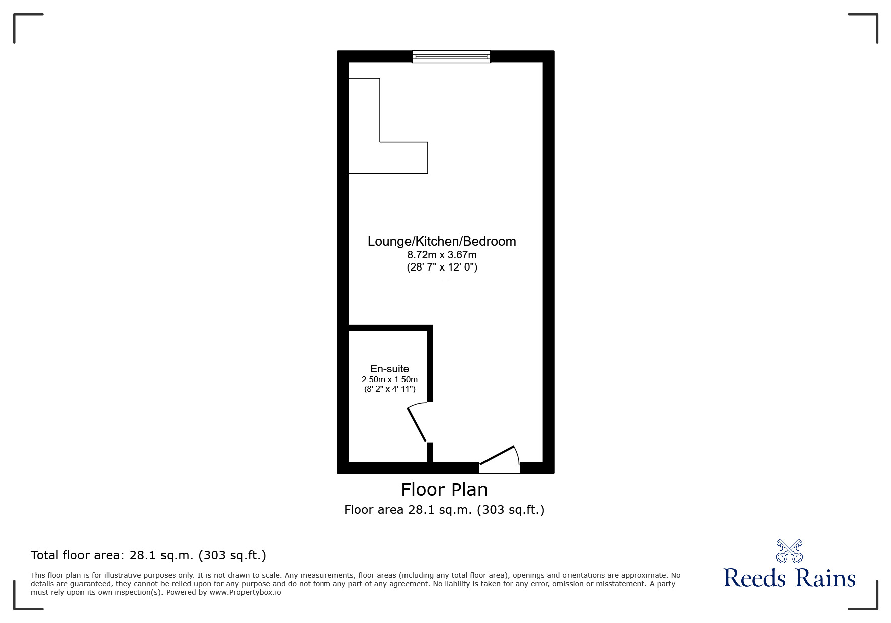 Floorplan of 1 bedroom  Flat to rent, Low Hill, Liverpool, Merseyside, L6