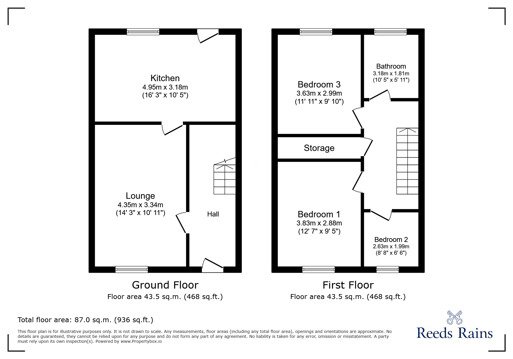 Floorplan of 3 bedroom  House to rent, Bath Street, Waterloo, Merseyside, L22