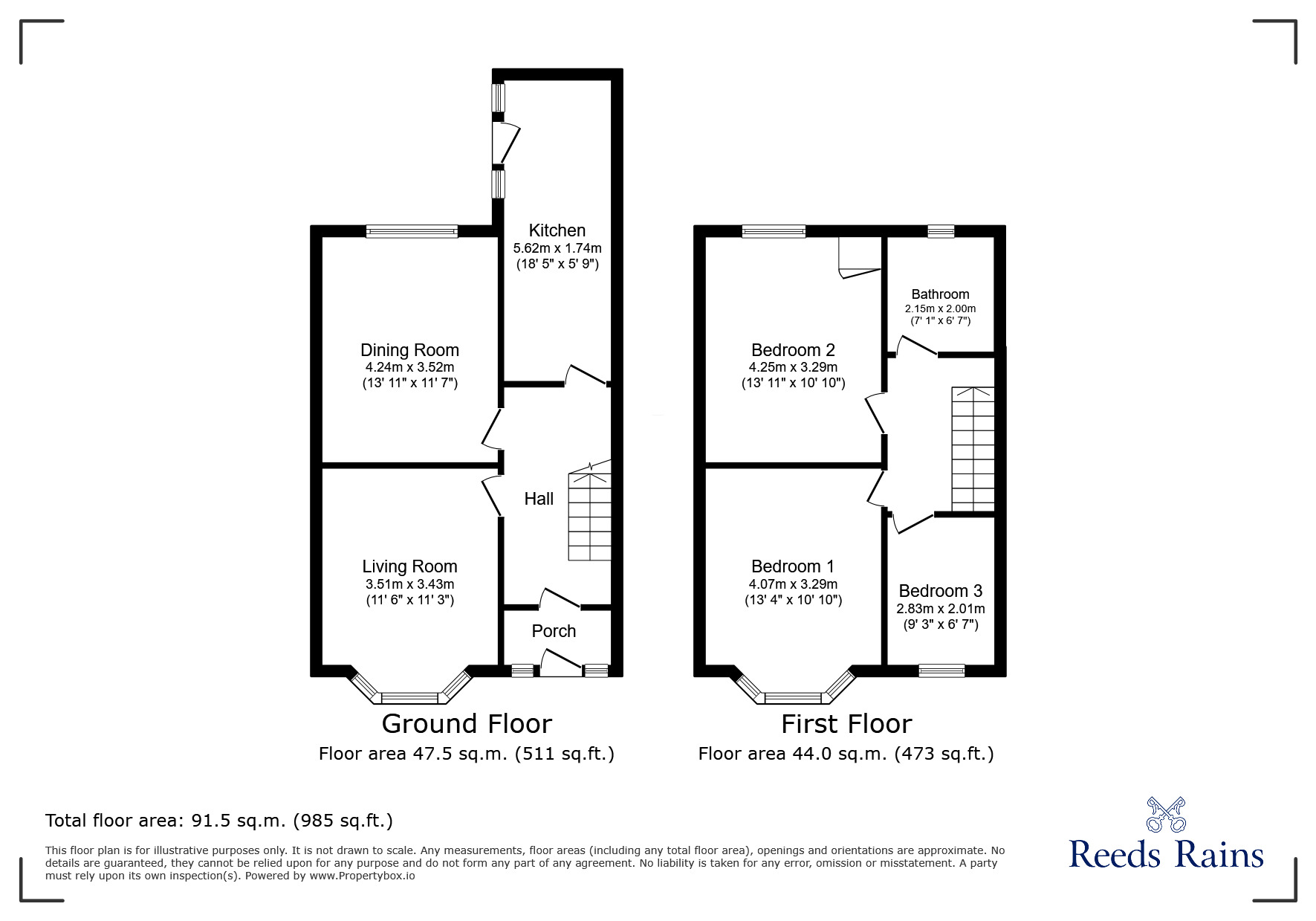 Floorplan of 3 bedroom Mid Terrace House for sale, Tatton Road, Liverpool, Merseyside, L9