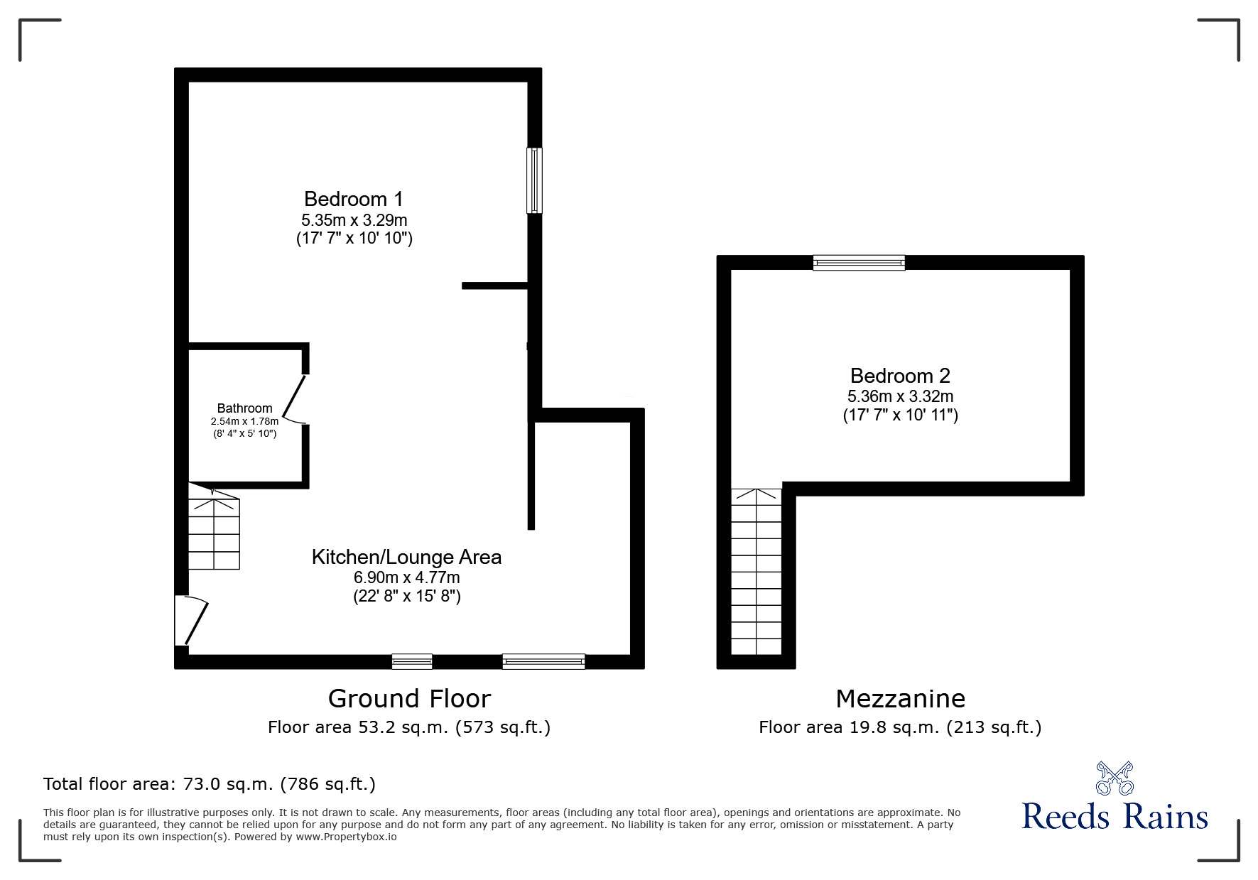 Floorplan of 2 bedroom  Flat to rent, Sweeting Street, Liverpool, Merseyside, L2