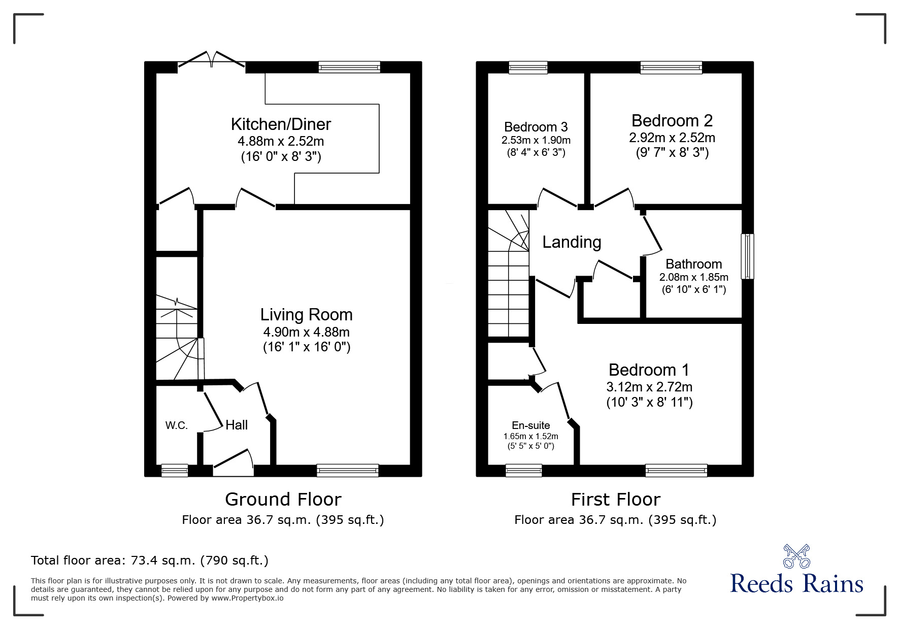 Floorplan of 3 bedroom Semi Detached House for sale, Newhaven Road, Liverpool, Merseyside, L6
