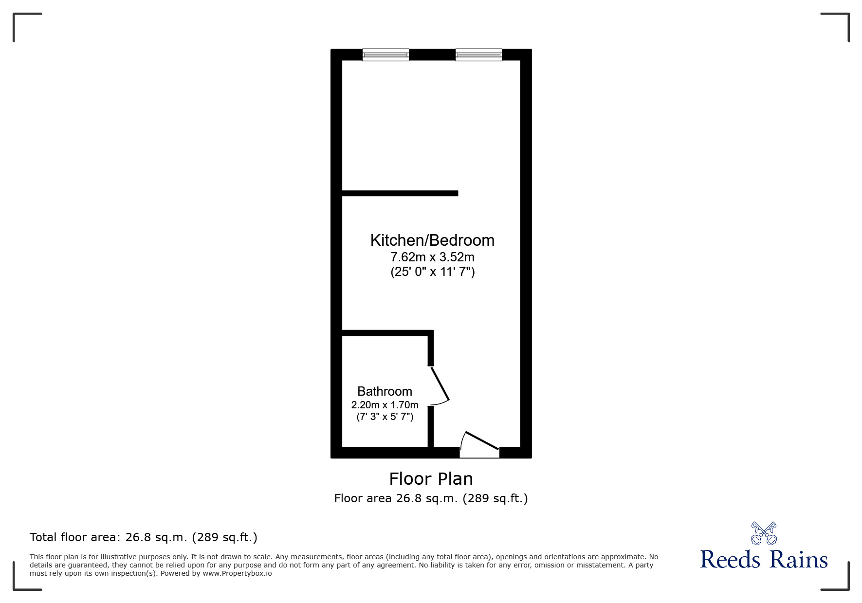 Floorplan of  Flat to rent, Upper Parliament Street, Liverpool, Merseyside, L8
