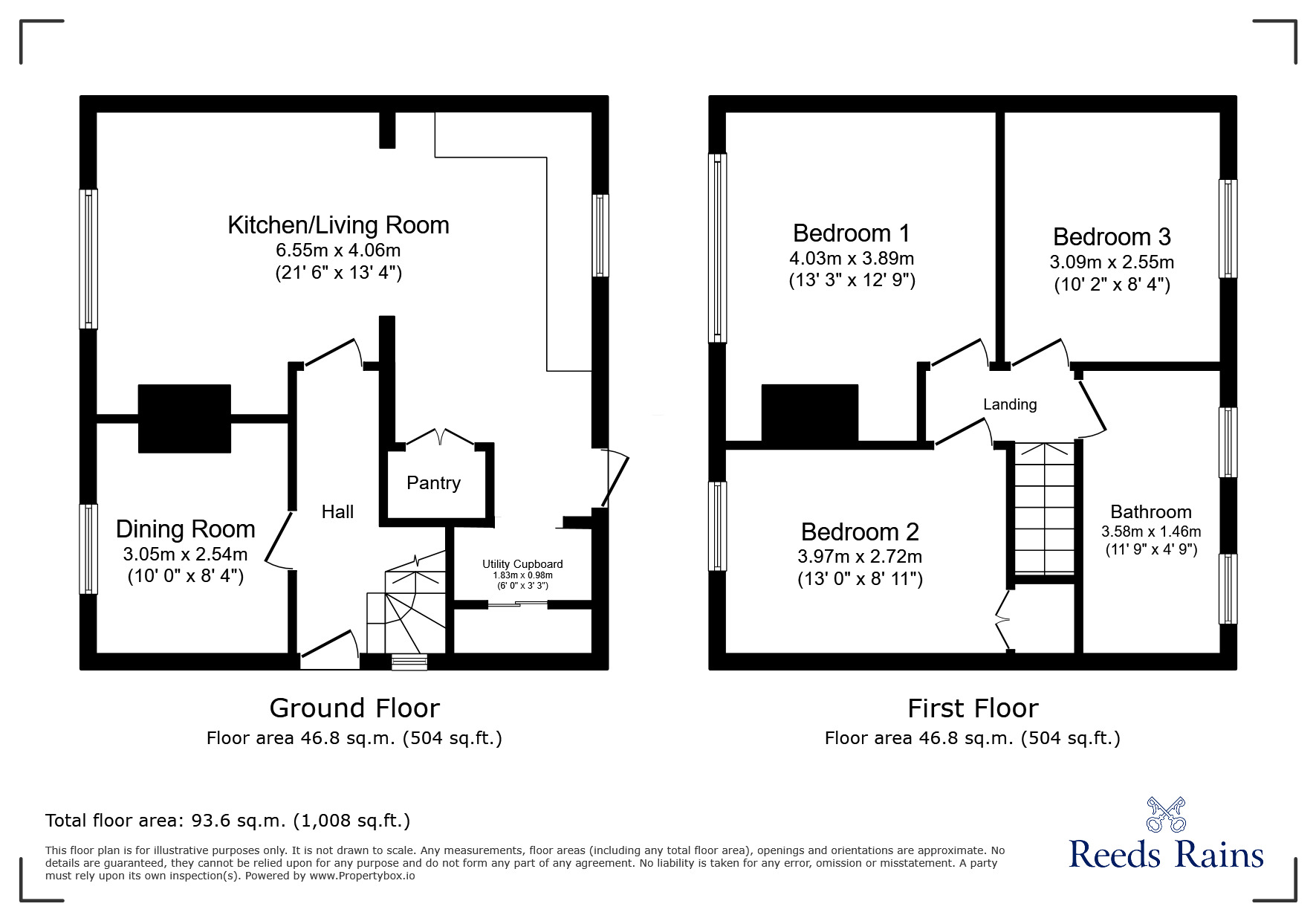 Floorplan of 3 bedroom Semi Detached House for sale, Long Lane, Garston, Merseyside, L19