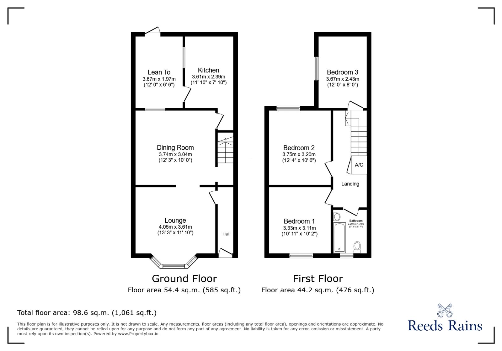 Floorplan of 3 bedroom Mid Terrace House for sale, Lancaster Street, Walton, Merseyside, L9