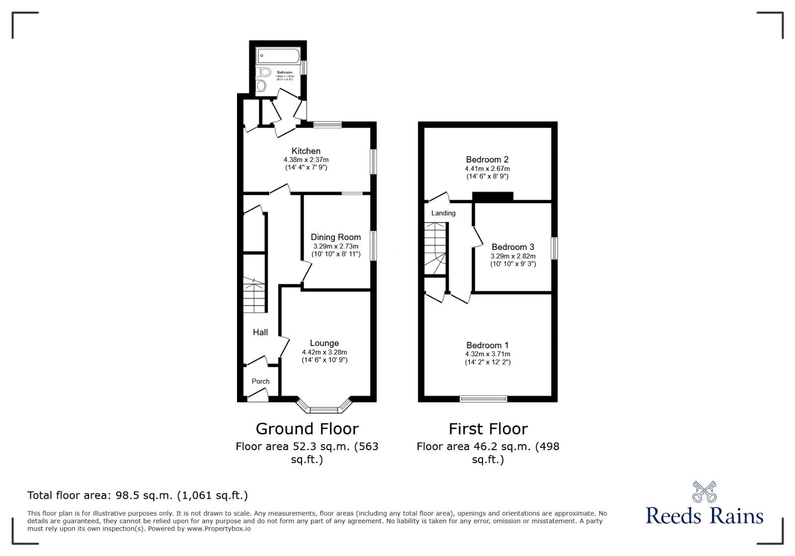 Floorplan of 3 bedroom End Terrace House for sale, Isaac Street, Liverpool, Merseyside, L8