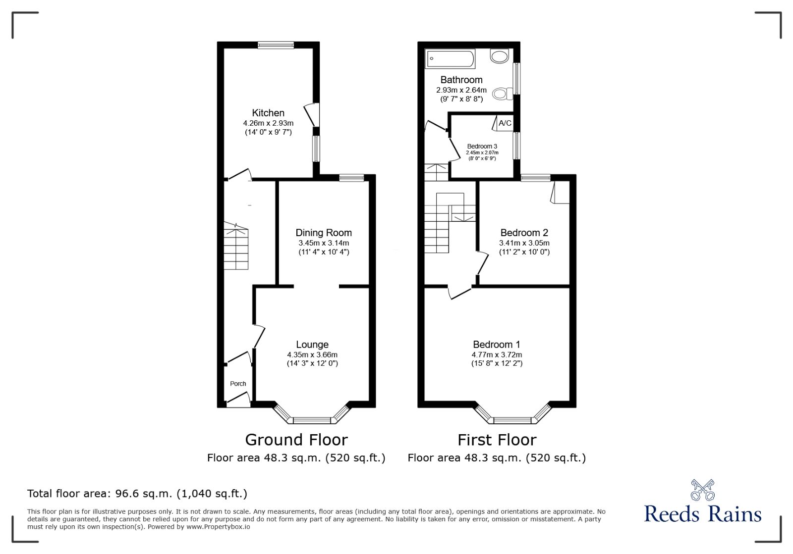 Floorplan of 3 bedroom Mid Terrace House for sale, Harlech Street, Liverpool, Merseyside, L4