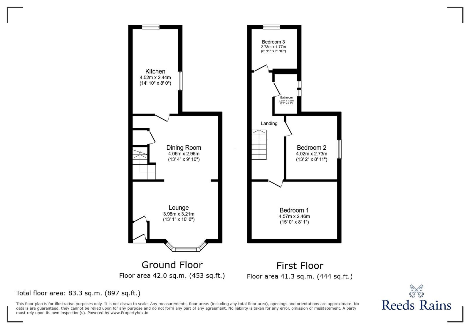 Floorplan of 3 bedroom Mid Terrace House for sale, Hornby Boulevard, Liverpool, Merseyside, L21