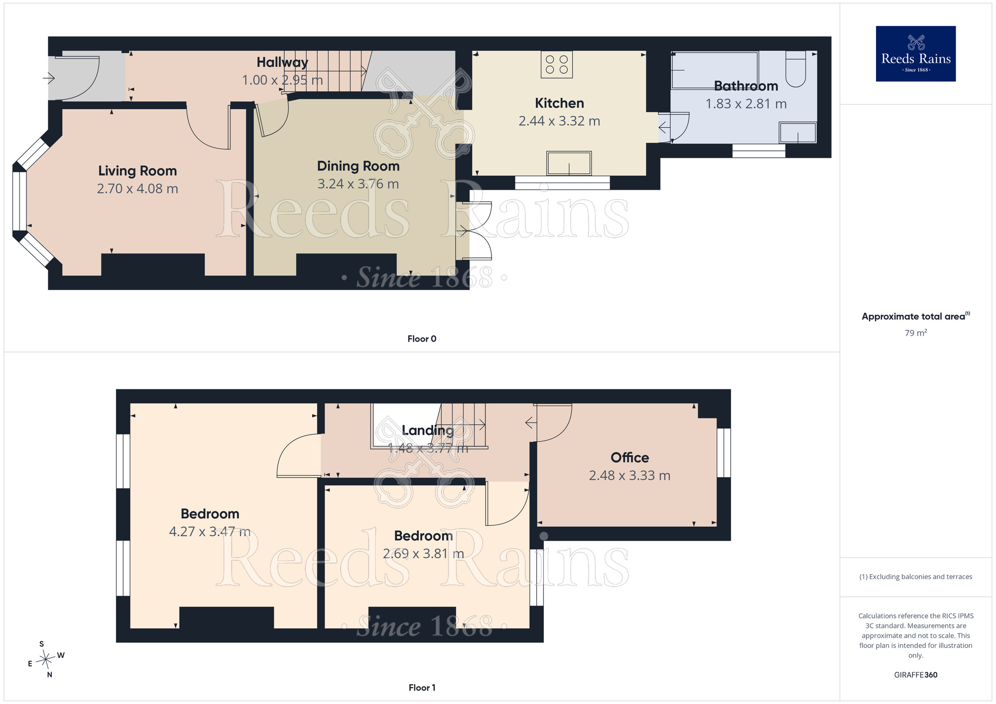 Floorplan of 3 bedroom Mid Terrace House to rent, Thornycroft Road, Liverpool, Merseyside, L15
