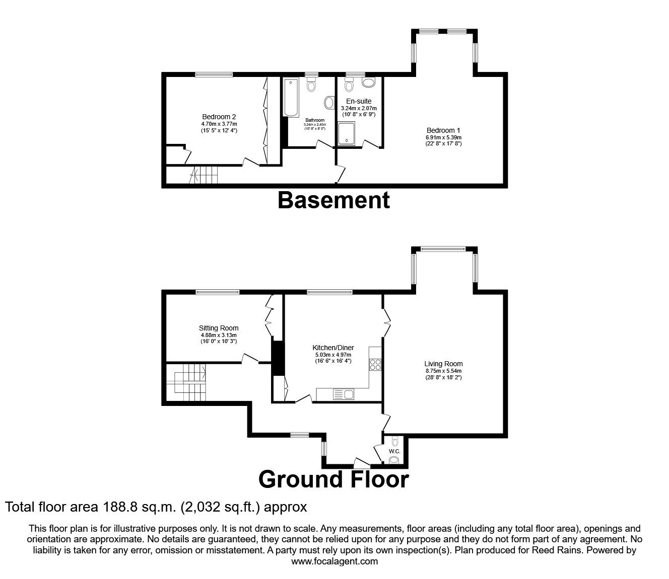 Floorplan of 3 bedroom  Flat to rent, Seafarers Drive, Liverpool, Merseyside, L25