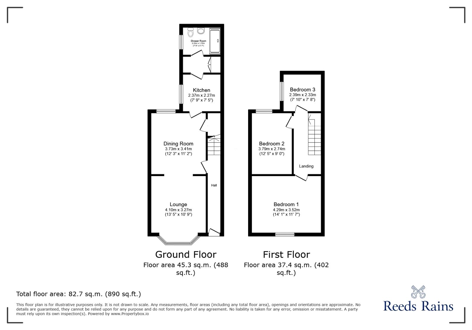 Floorplan of 3 bedroom Mid Terrace House for sale, Coniston Street, Liverpool, Merseyside, L5