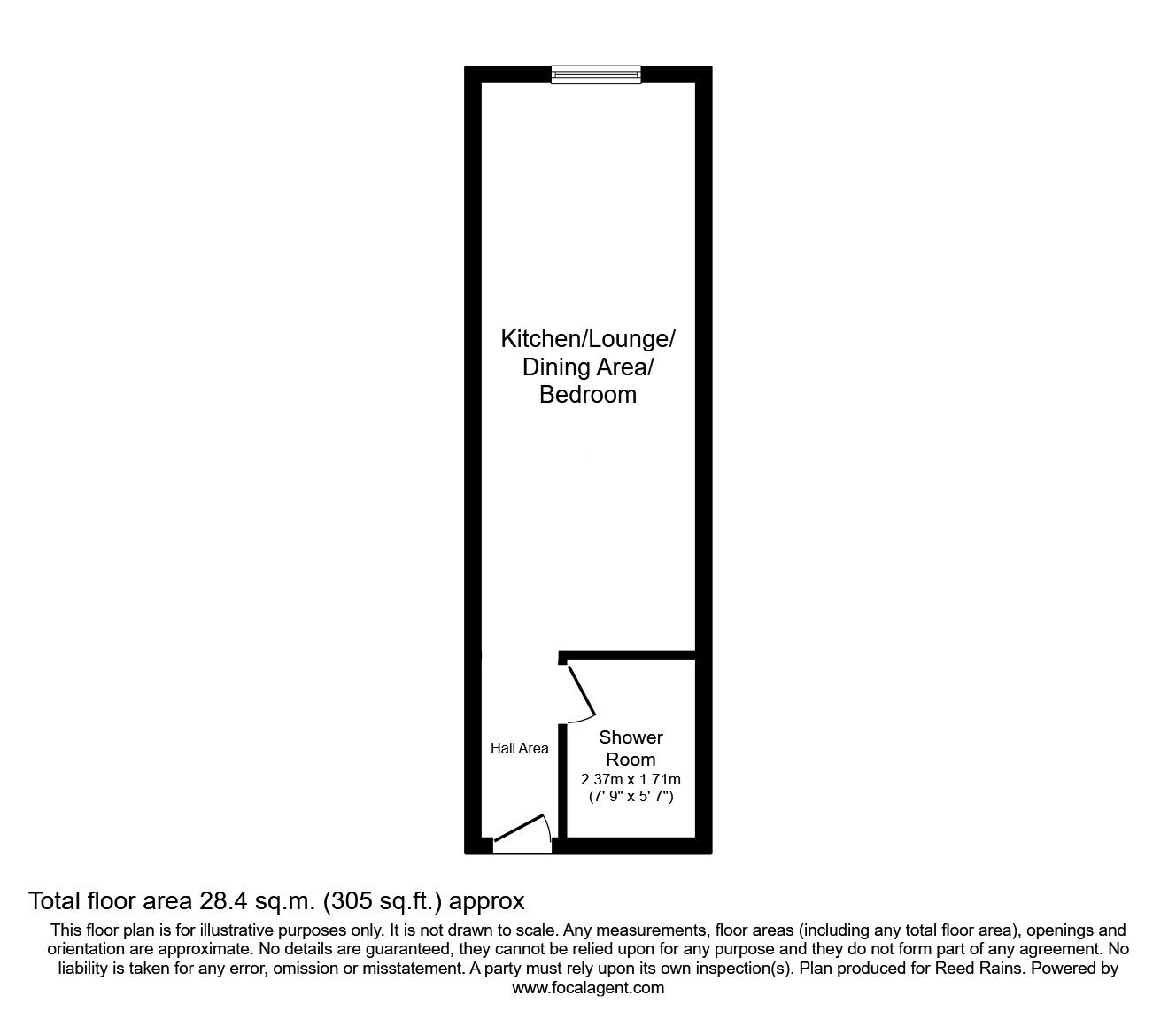 Floorplan of Flat for sale, Bridgewater Street, Liverpool, Merseyside, L1