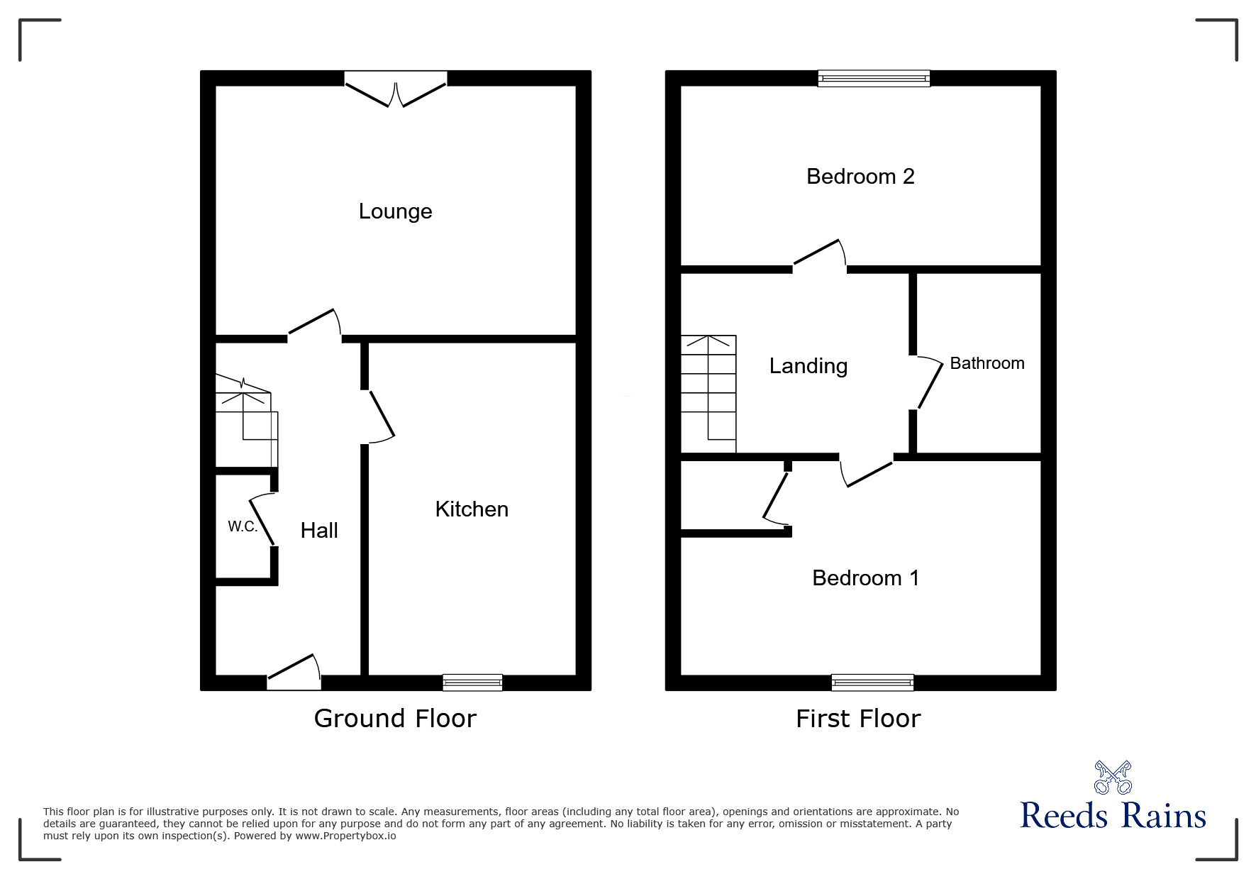 Floorplan of 2 bedroom  House to rent, Glaisher Street, Liverpool, Merseyside, L5