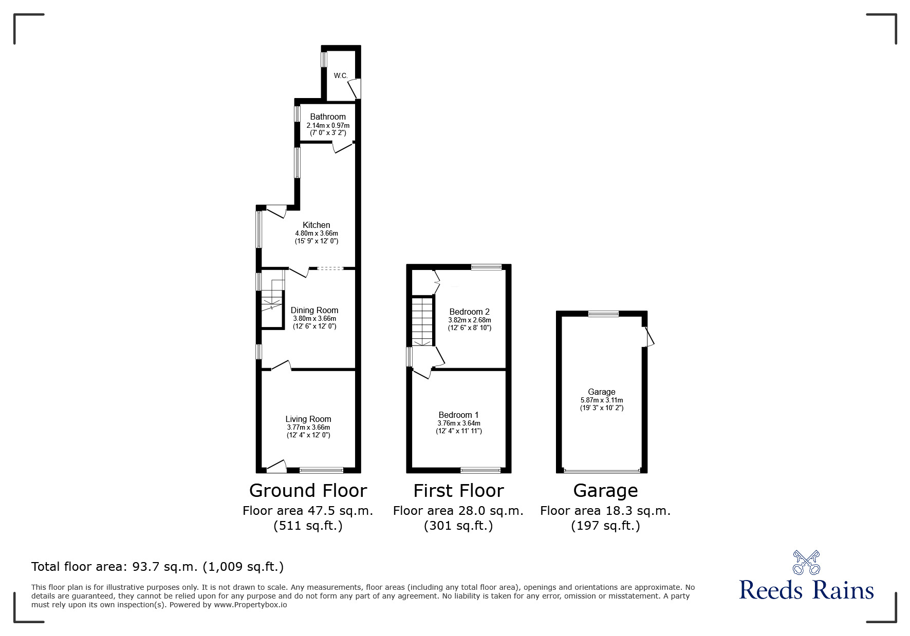 Floorplan of 2 bedroom End Terrace Property for sale, Pepper Street, Hale Village, Cheshire, L24