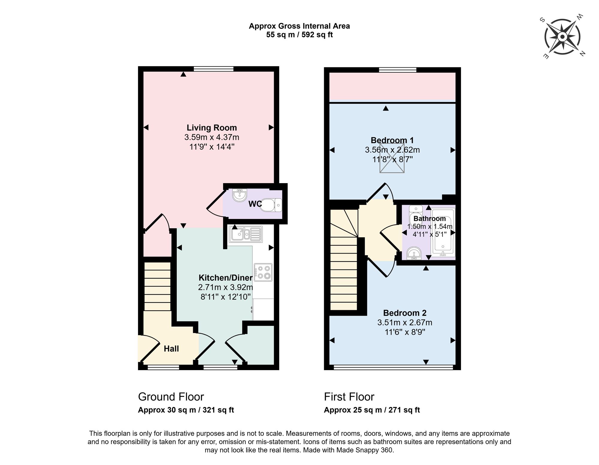 Floorplan of 2 bedroom Flat for sale, Westminster Chambers, Crosshall Street, Liverpool, L1