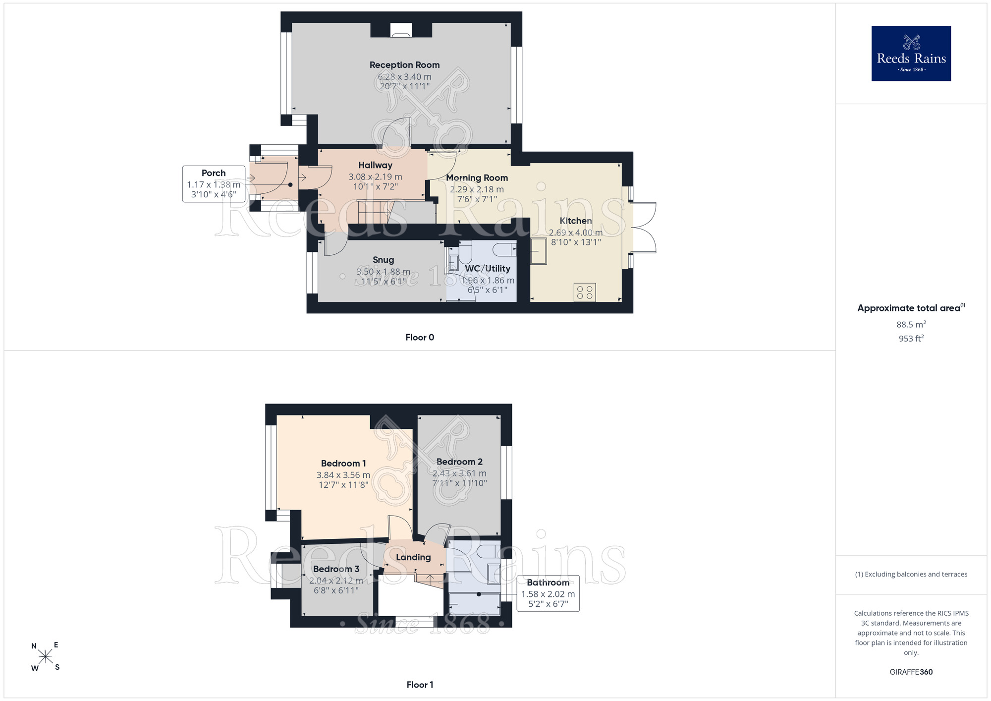 Floorplan of 3 bedroom Semi Detached House for sale, Melwood Drive, Liverpool, Merseyside, L12