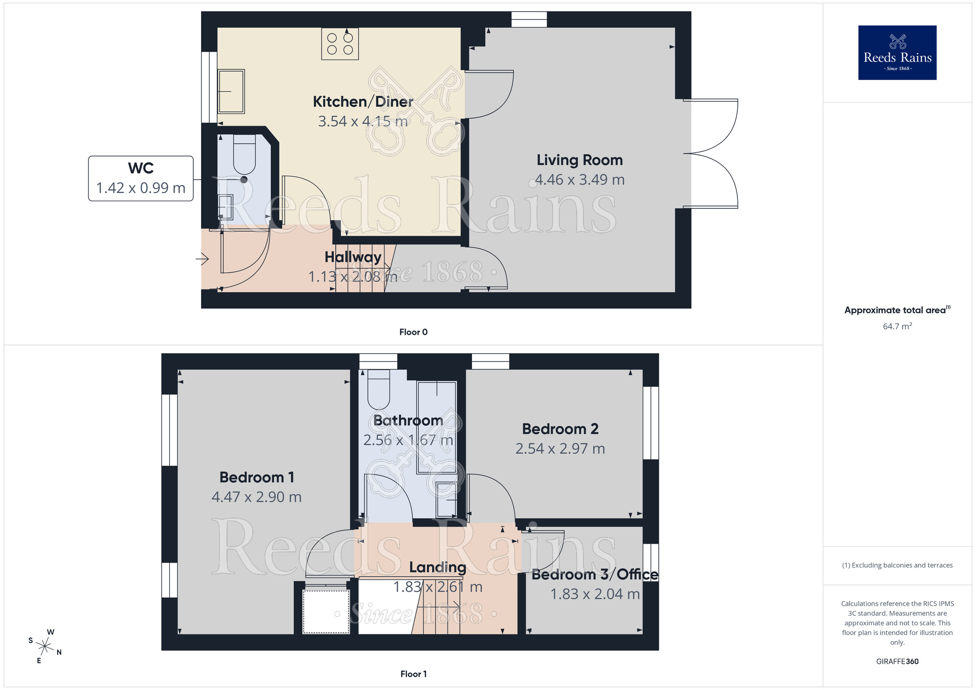 Floorplan of 3 bedroom End Terrace House for sale, St. Domingo Vale, Liverpool, Merseyside, L5