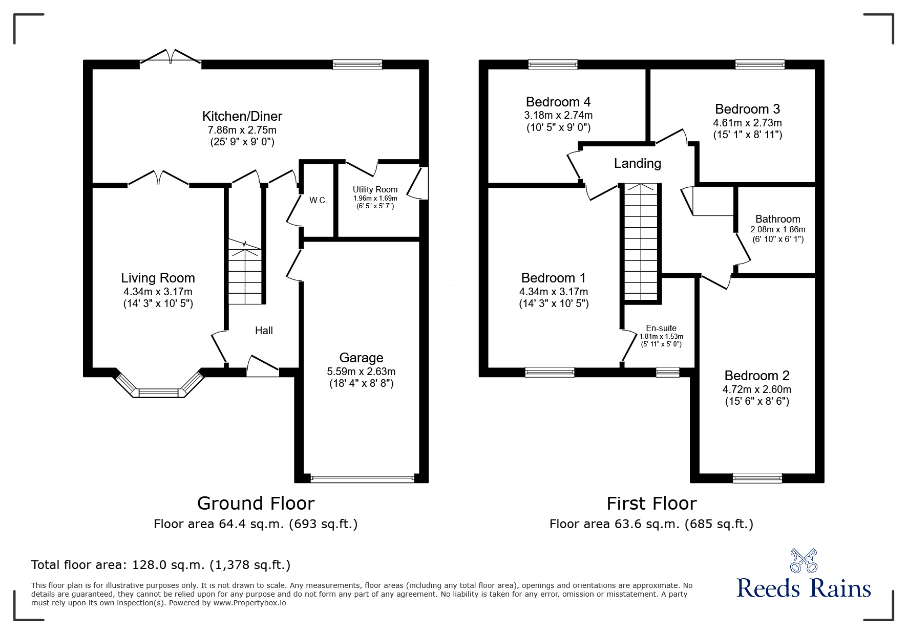 Floorplan of 4 bedroom Detached House for sale, St. Davids Road, Liverpool, Merseyside, L14