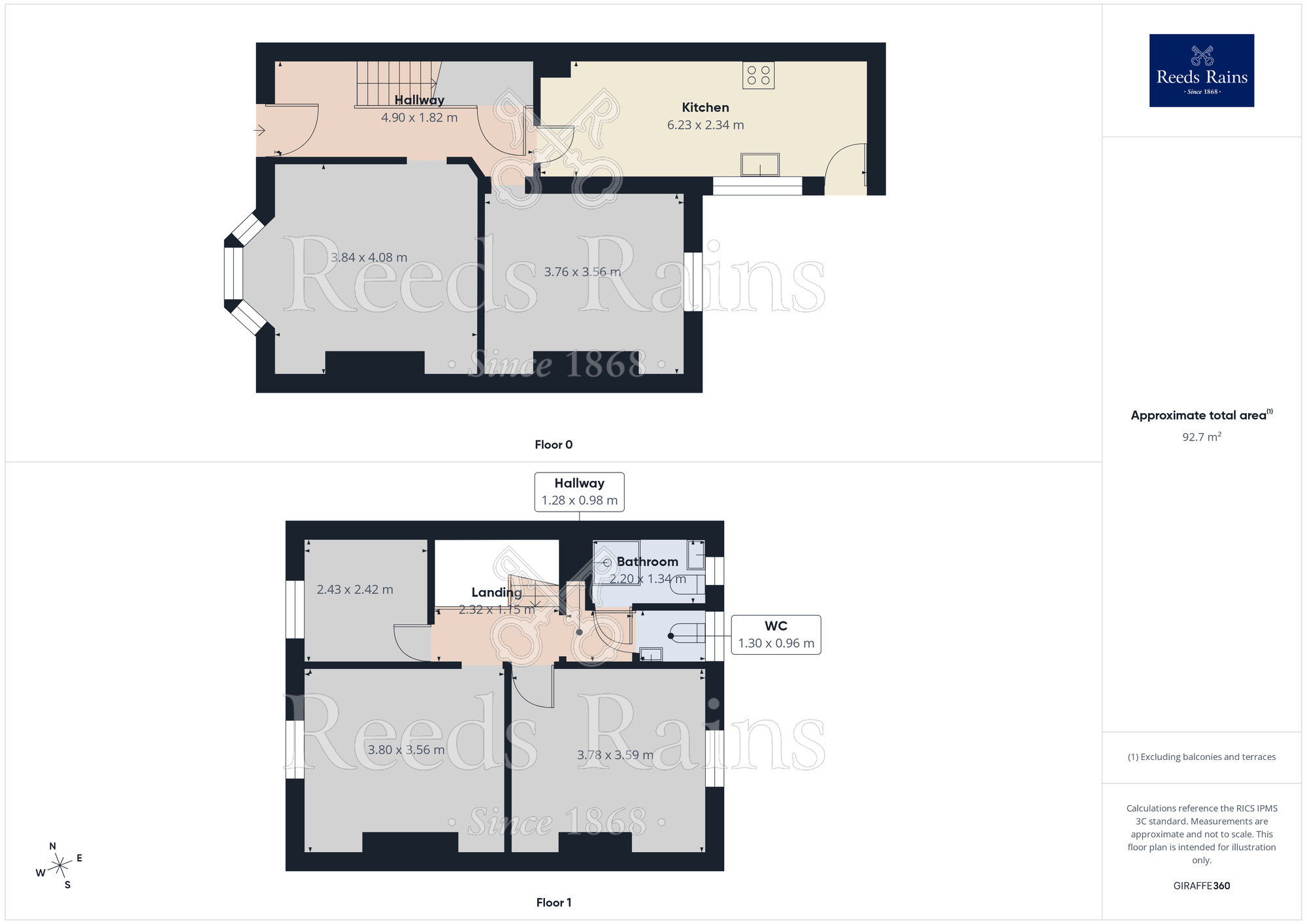 Floorplan of 3 bedroom House to rent, Cranborne Road, Liverpool, Merseyside, L15