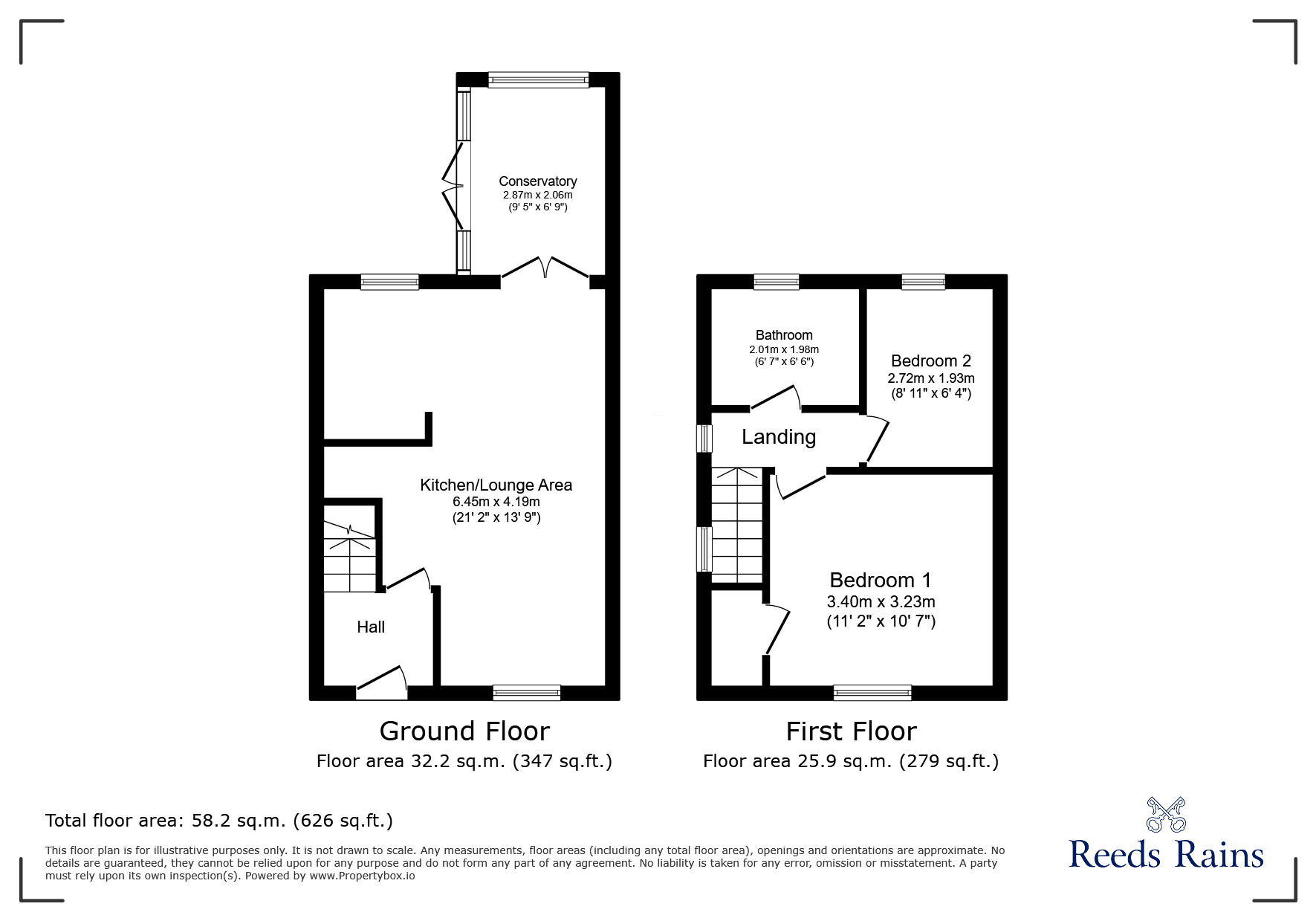 Floorplan of 2 bedroom House to rent, Bianca Street, Bootle, Merseyside, L20