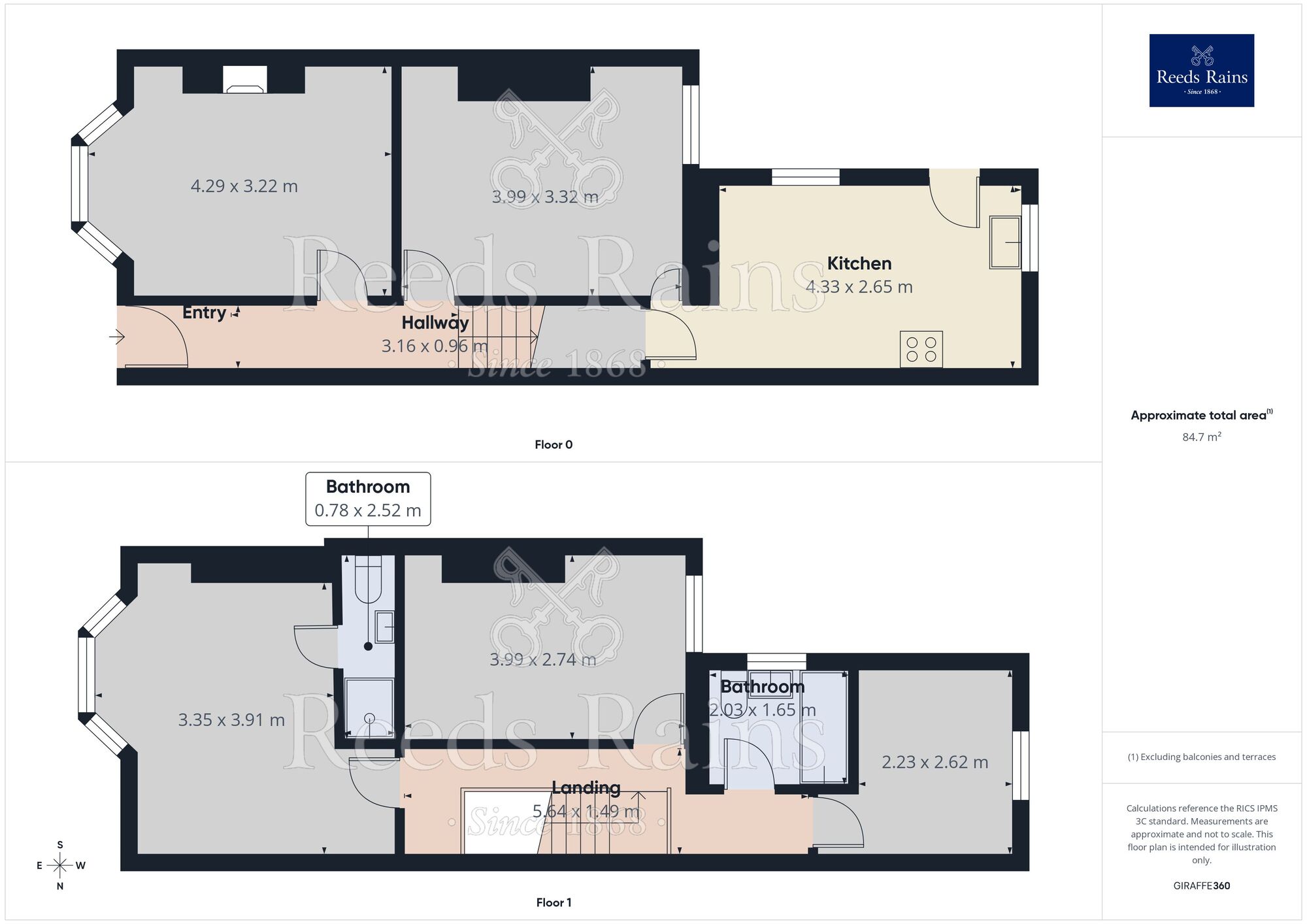 Floorplan of 4 bedroom Mid Terrace House to rent, Gondover Avenue, Liverpool, Merseyside, L9