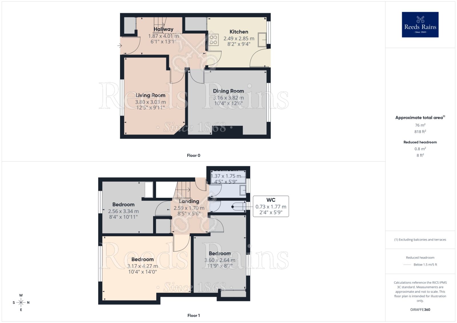 Floorplan of 3 bedroom Mid Terrace House for sale, Mill Bank, Liverpool, Merseyside, L13