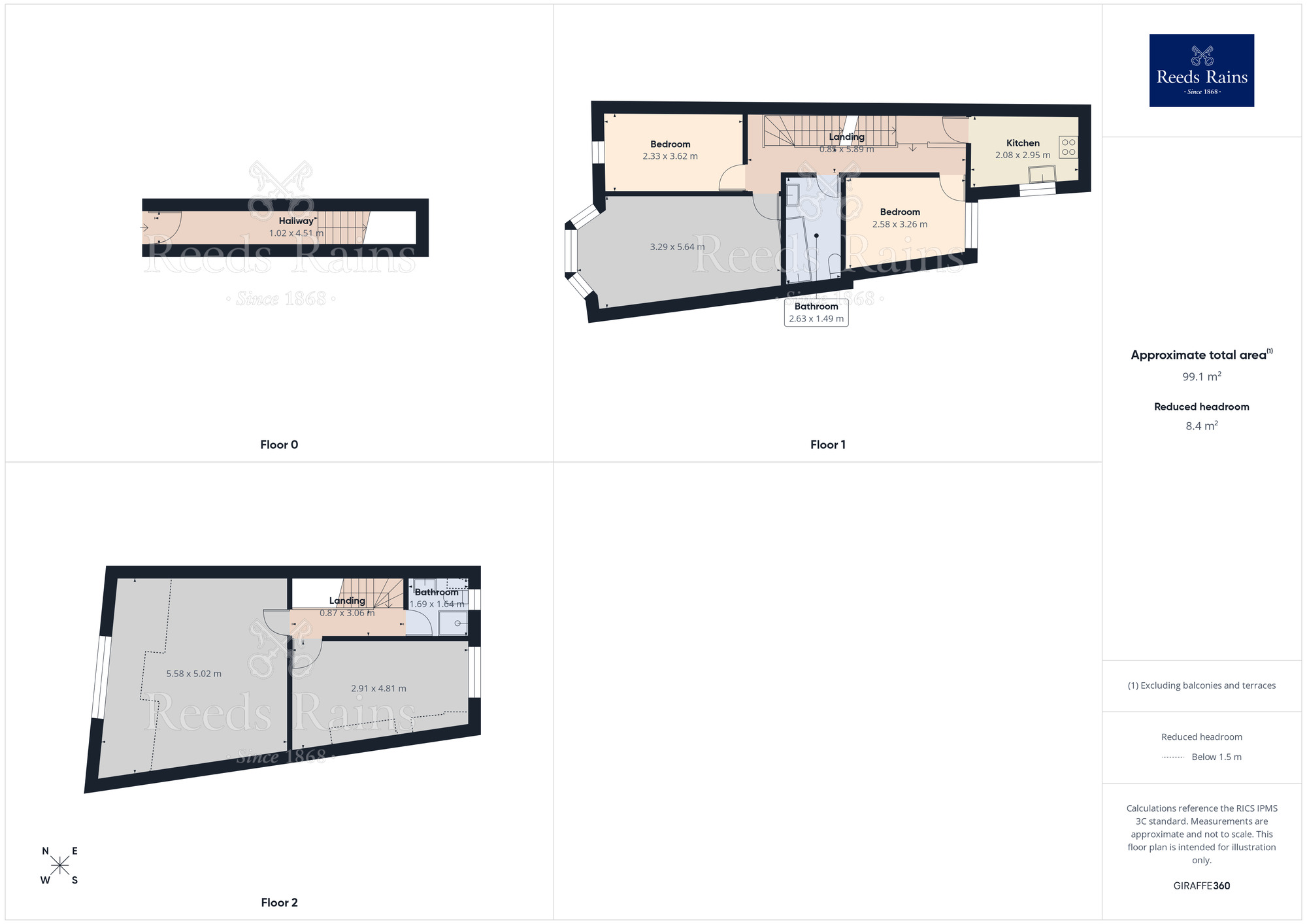 Floorplan of 4 bedroom Flat to rent, Penny Lane, Liverpool, Merseyside, L18