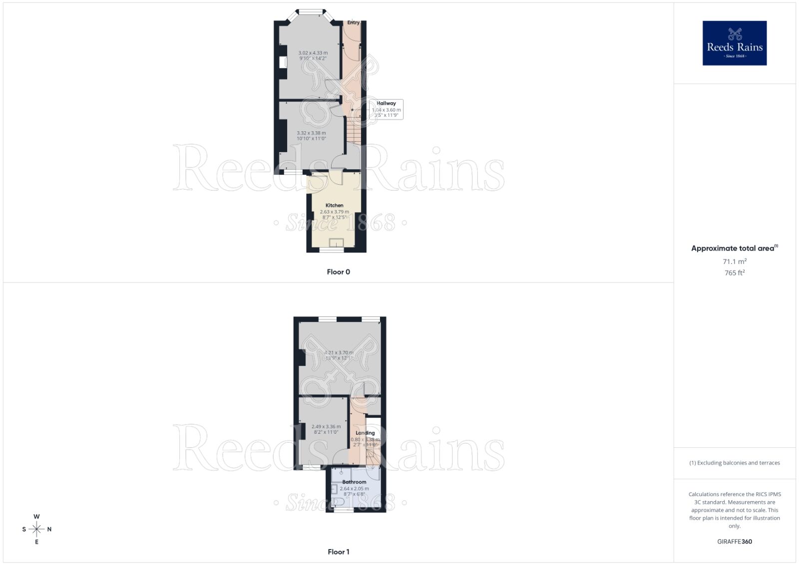Floorplan of 2 bedroom End Terrace House for sale, Newman Street, Liverpool, Merseyside, L4