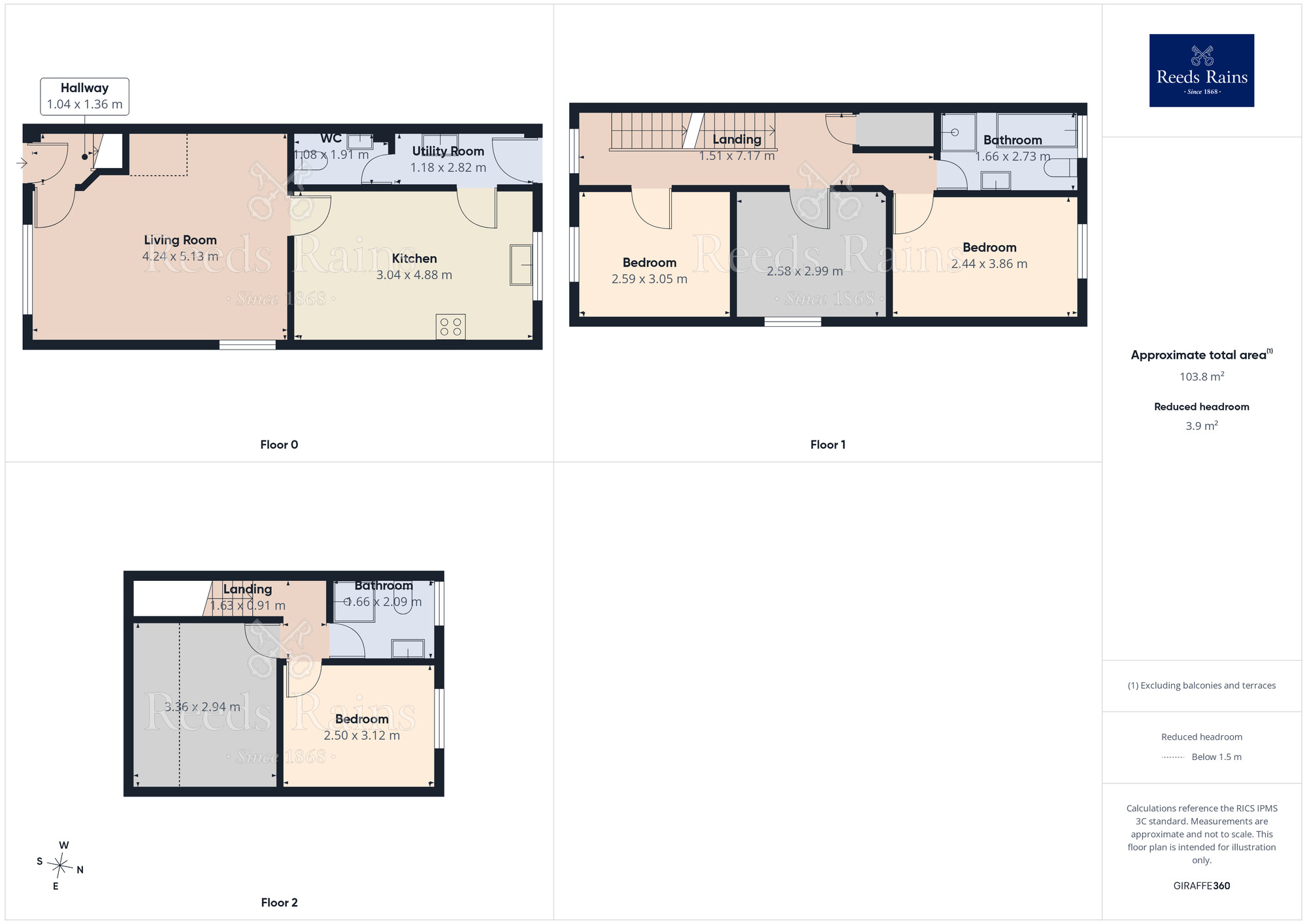 Floorplan of 5 bedroom End Terrace House to rent, Elaine Street, Liverpool, Merseyside, L8
