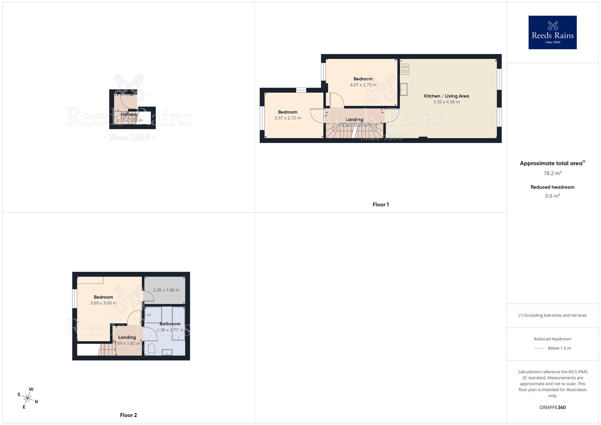 Floorplan of 3 bedroom Flat to rent, County Road, Walton, Merseyside, L4
