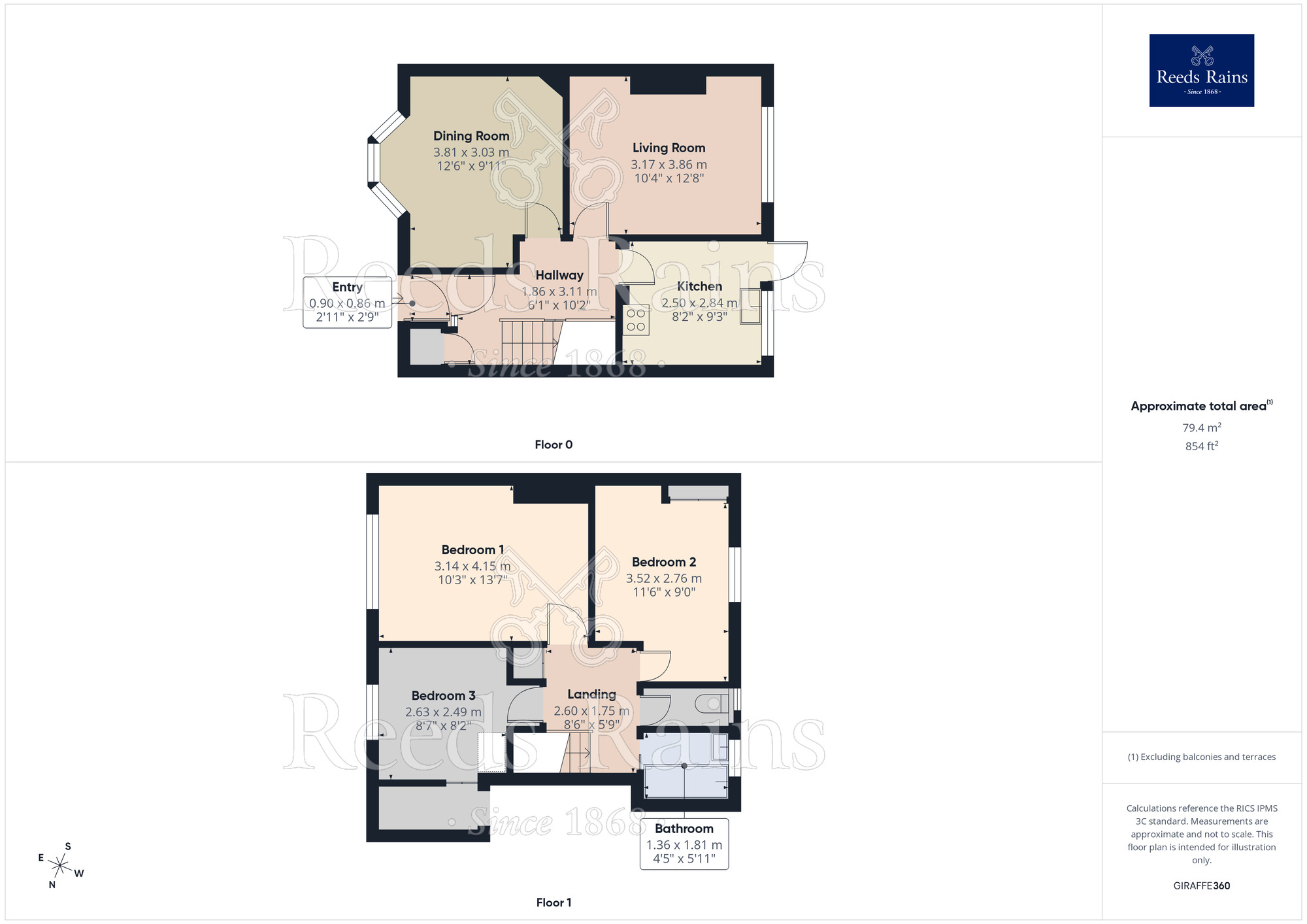 Floorplan of 3 bedroom Mid Terrace House for sale, Winsford Road, Liverpool, Merseyside, L13