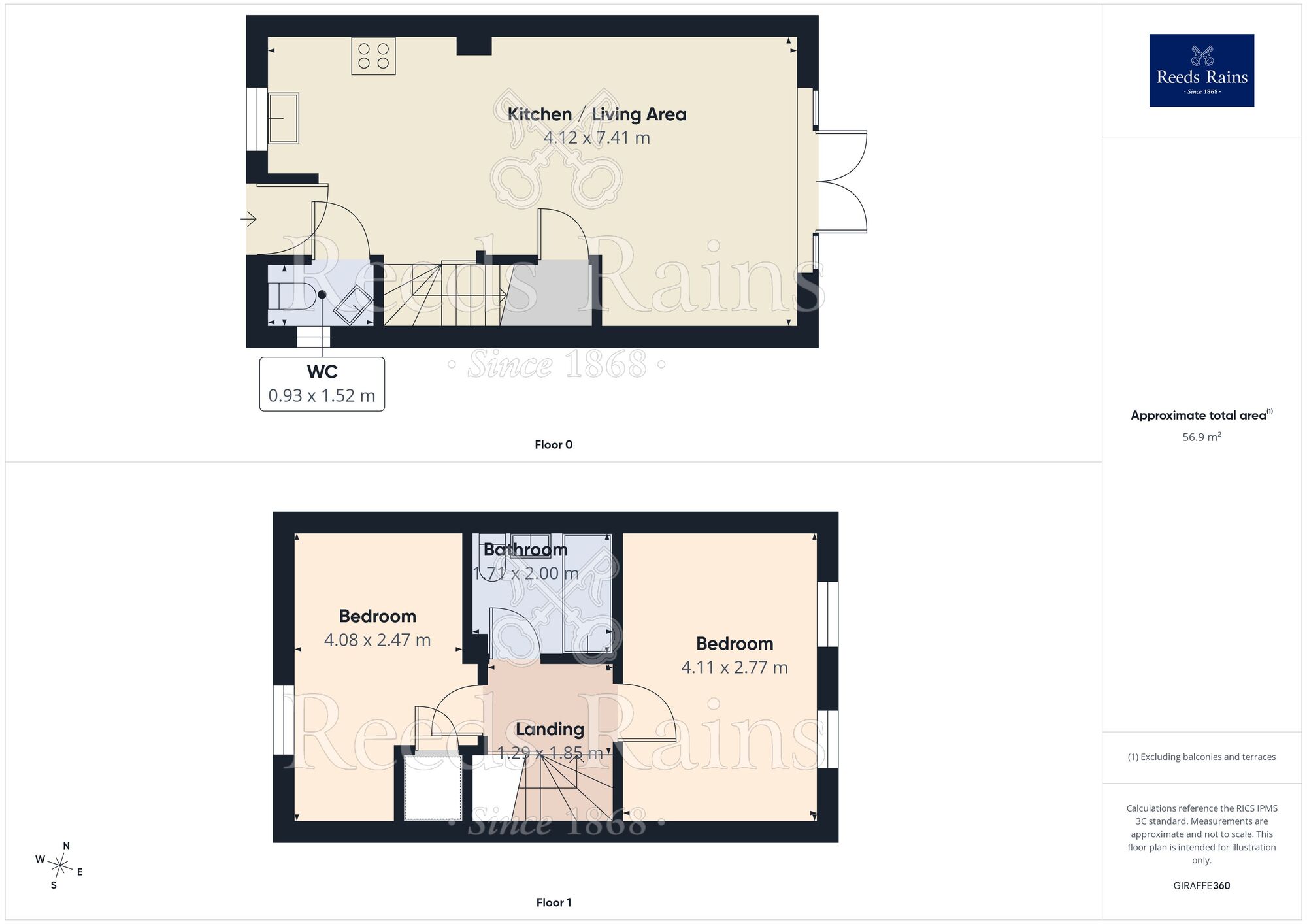 Floorplan of 2 bedroom End Terrace House for sale, Wykeham Street, Liverpool, Merseyside, L4