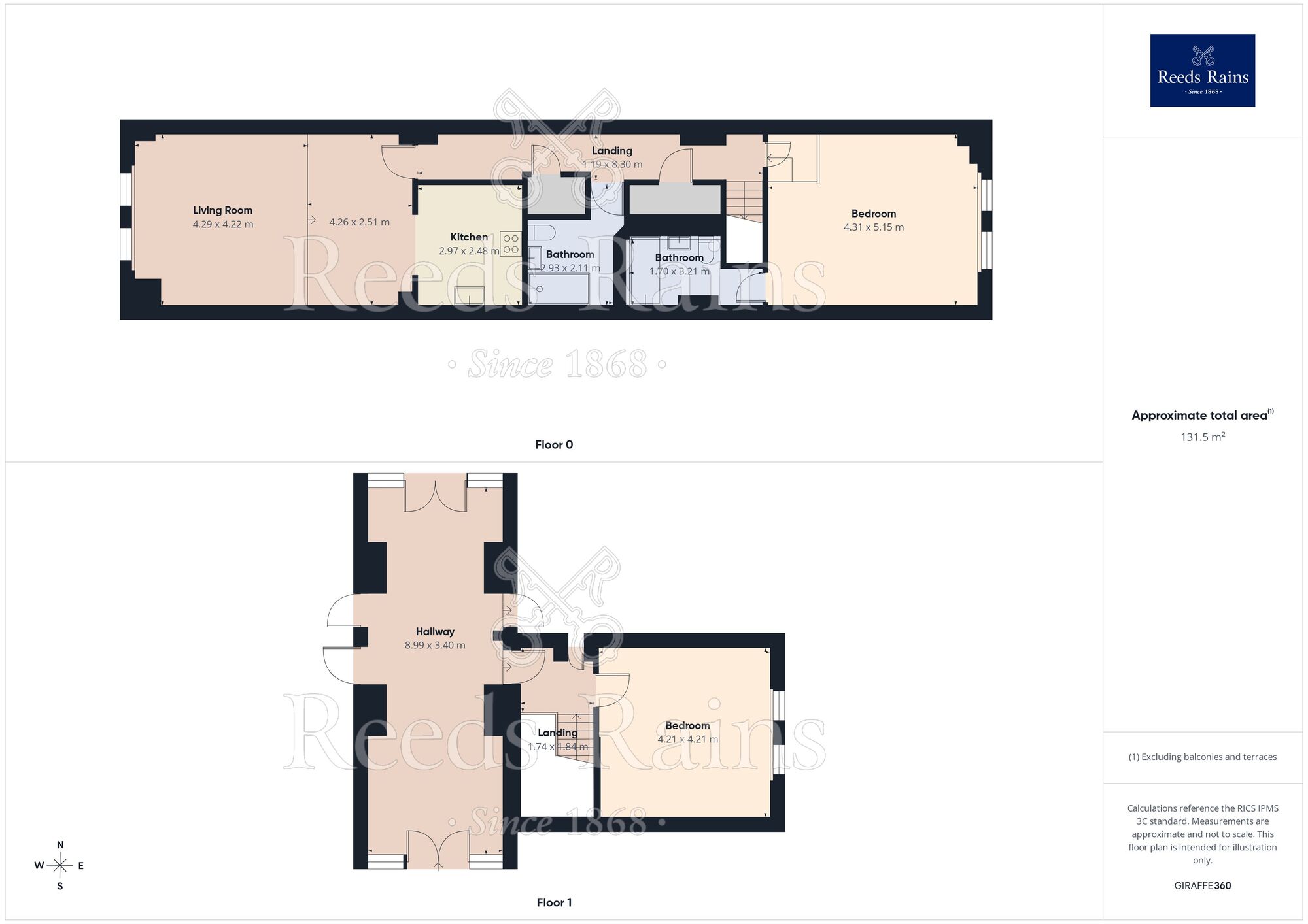 Floorplan of 2 bedroom Flat for sale, East Waterloo Dock, Liverpool, Merseyside, L3